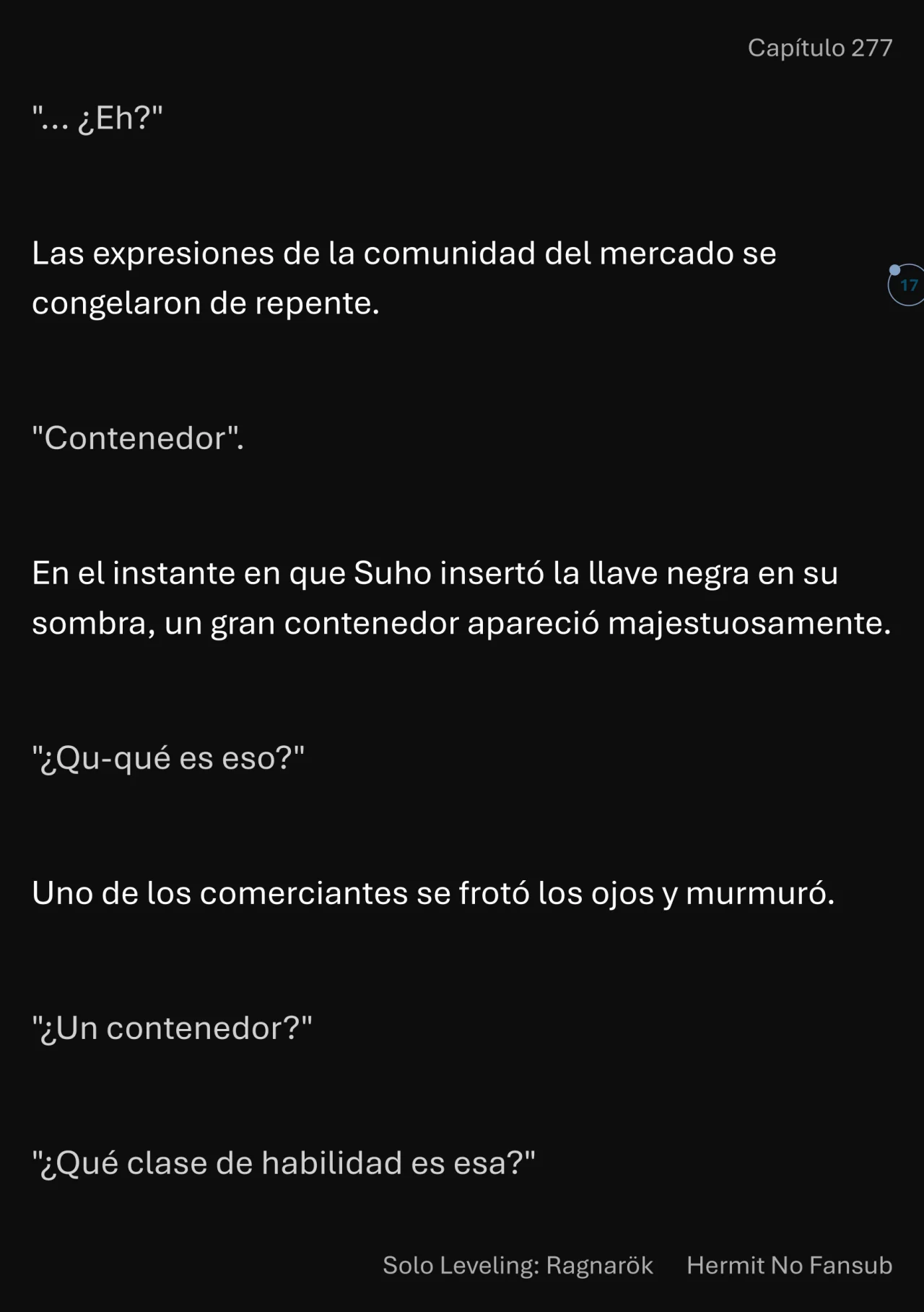 Página 18 del Manga