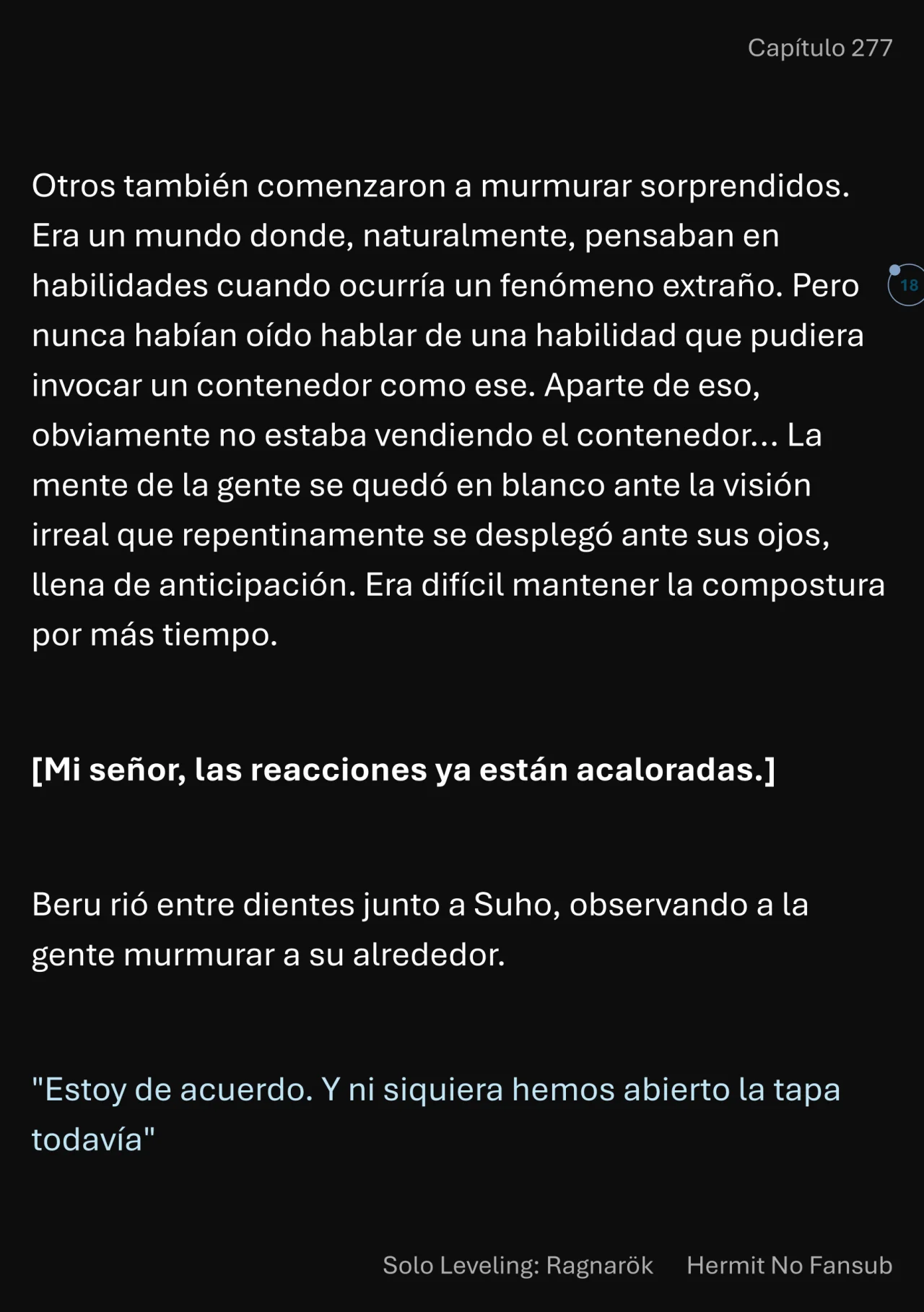 Página 19 del Manga