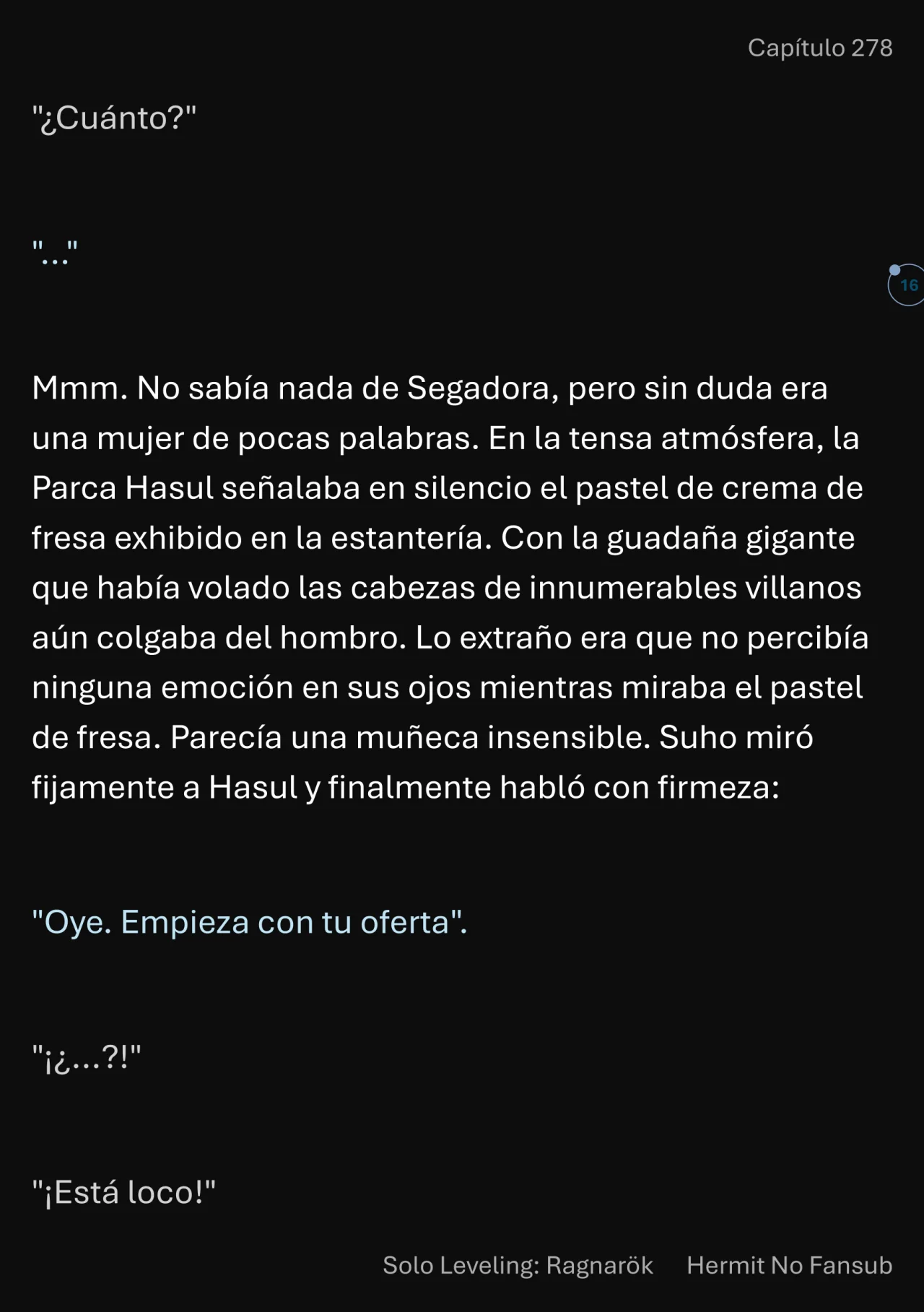 Página 17 del Manga