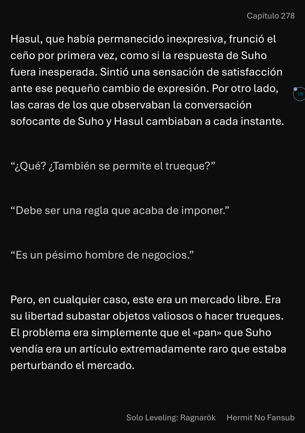 Página 20 del Manga