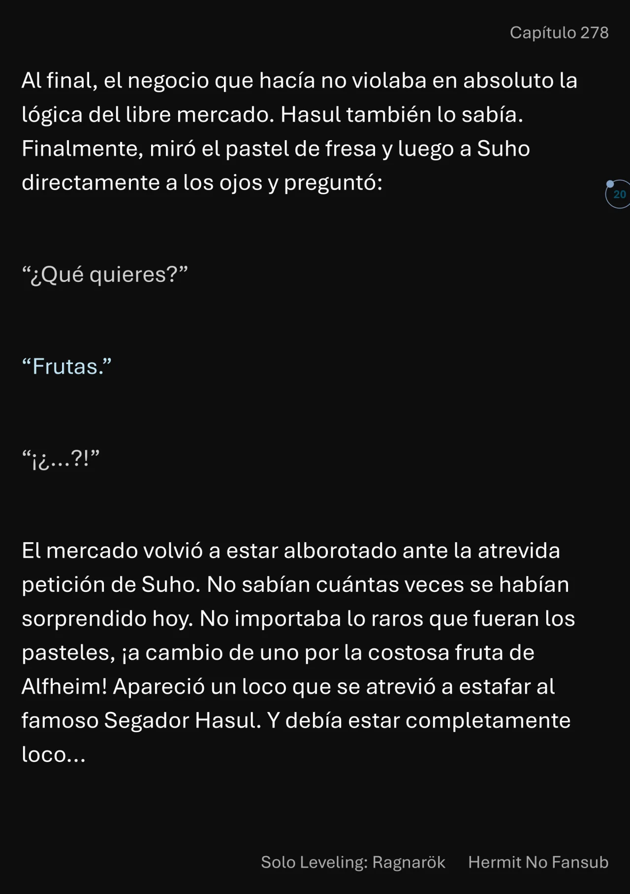 Página 21 del Manga