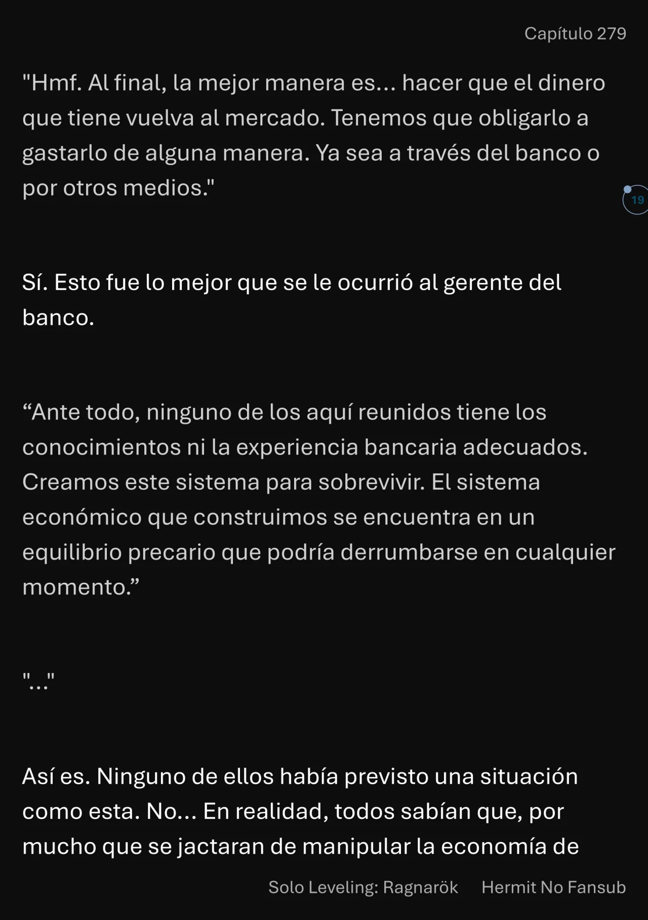 Página 20 del Manga