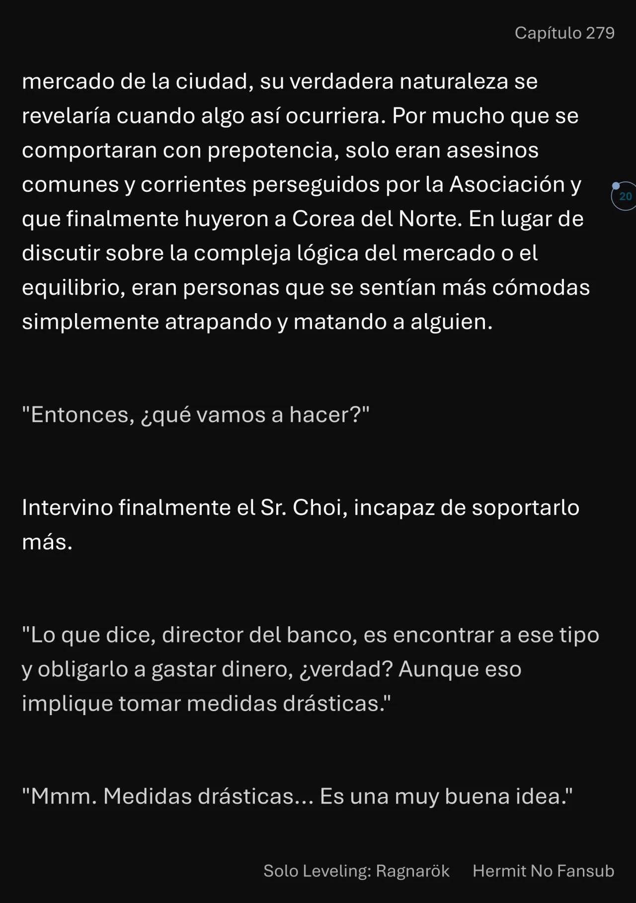 Página 21 del Manga