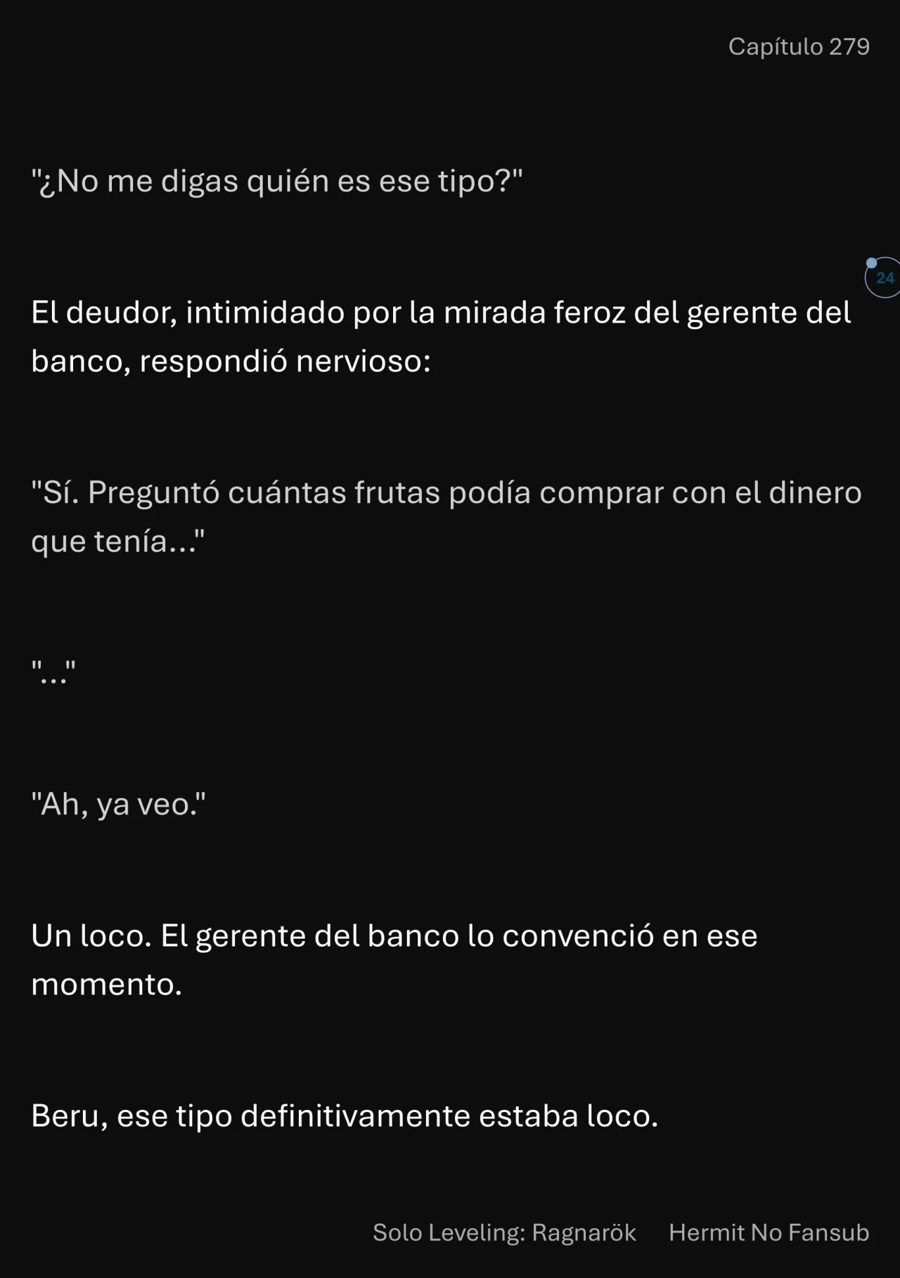 Página 25 del Manga