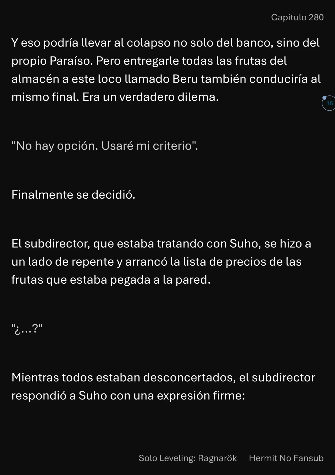 Página 17 del Manga