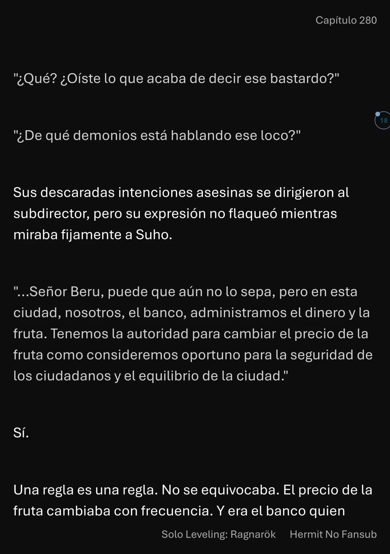 Página 19 del Manga