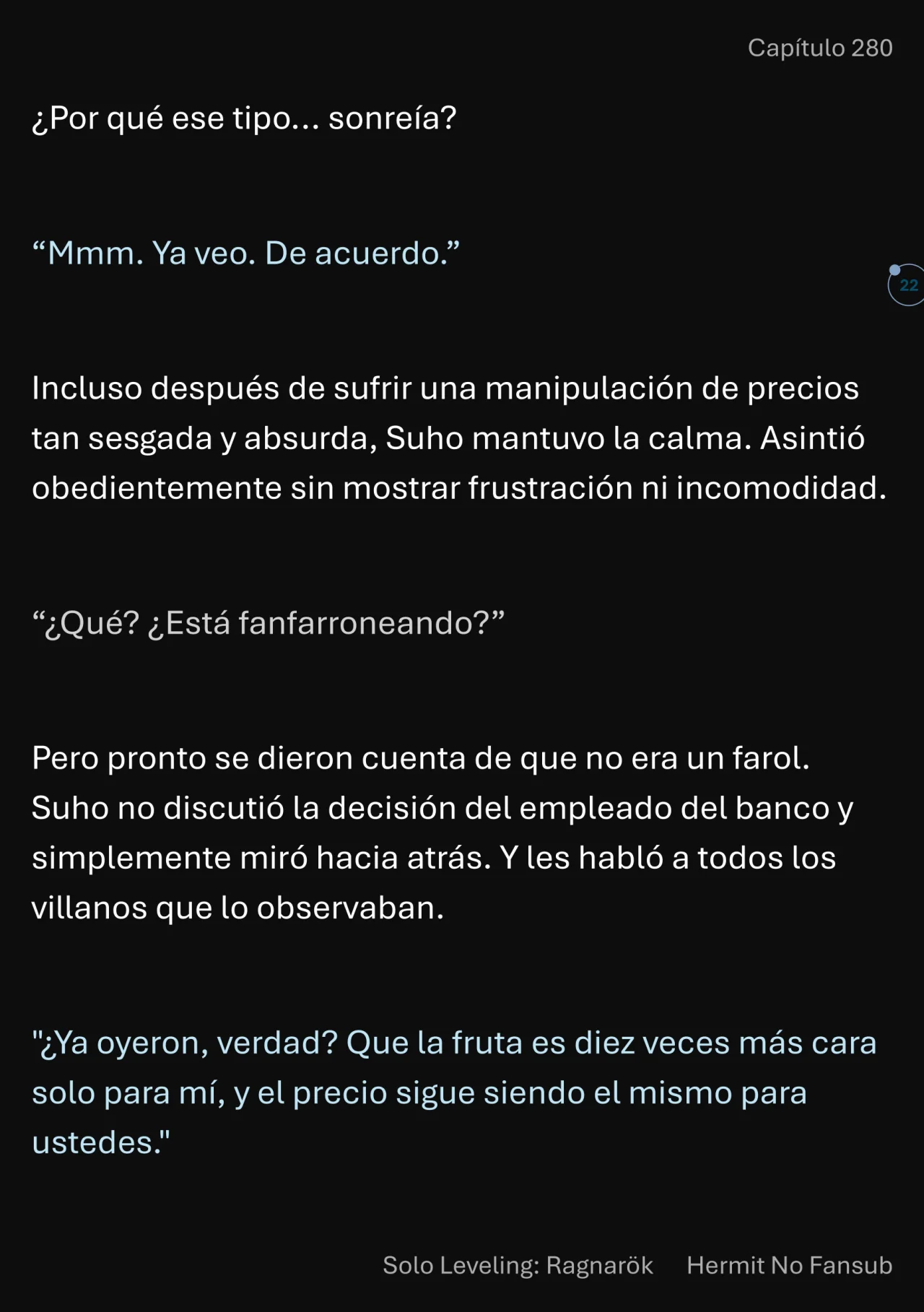 Página 23 del Manga