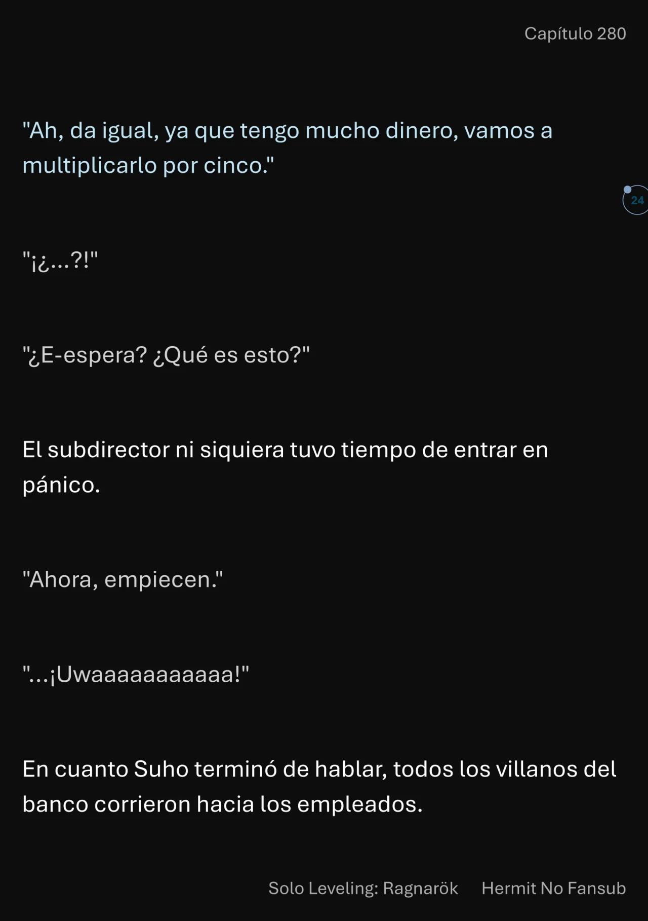 Página 25 del Manga