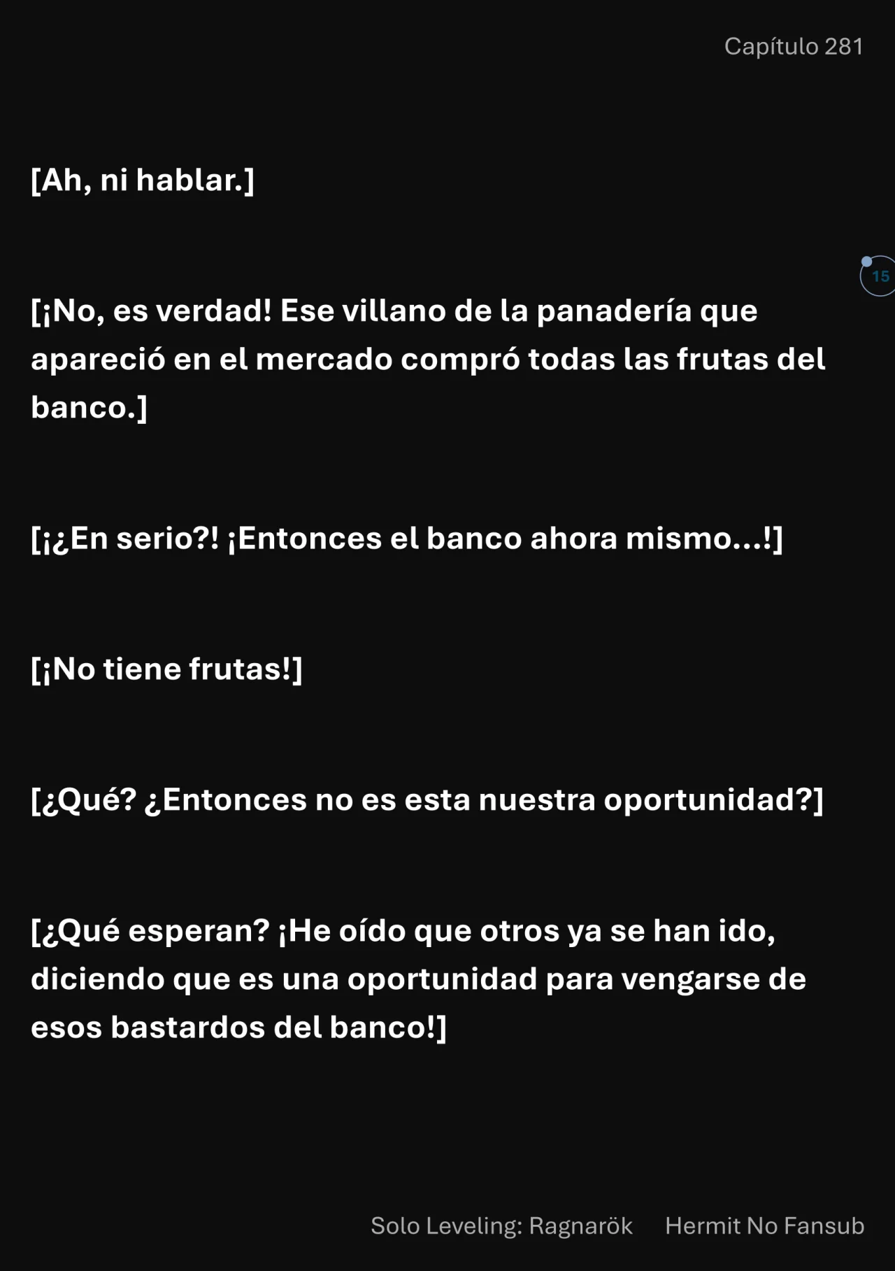 Página 16 del Manga