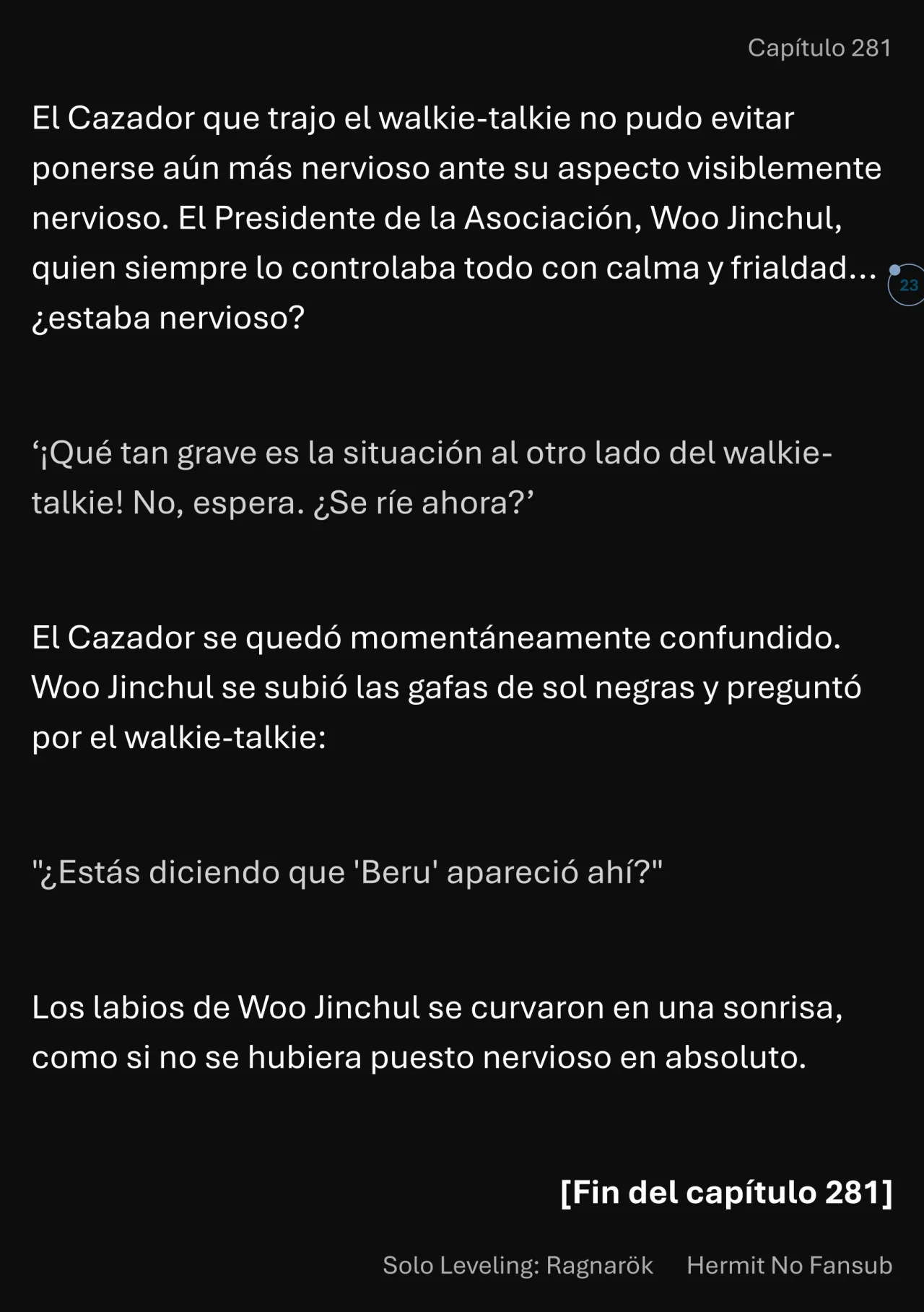 Página 24 del Manga