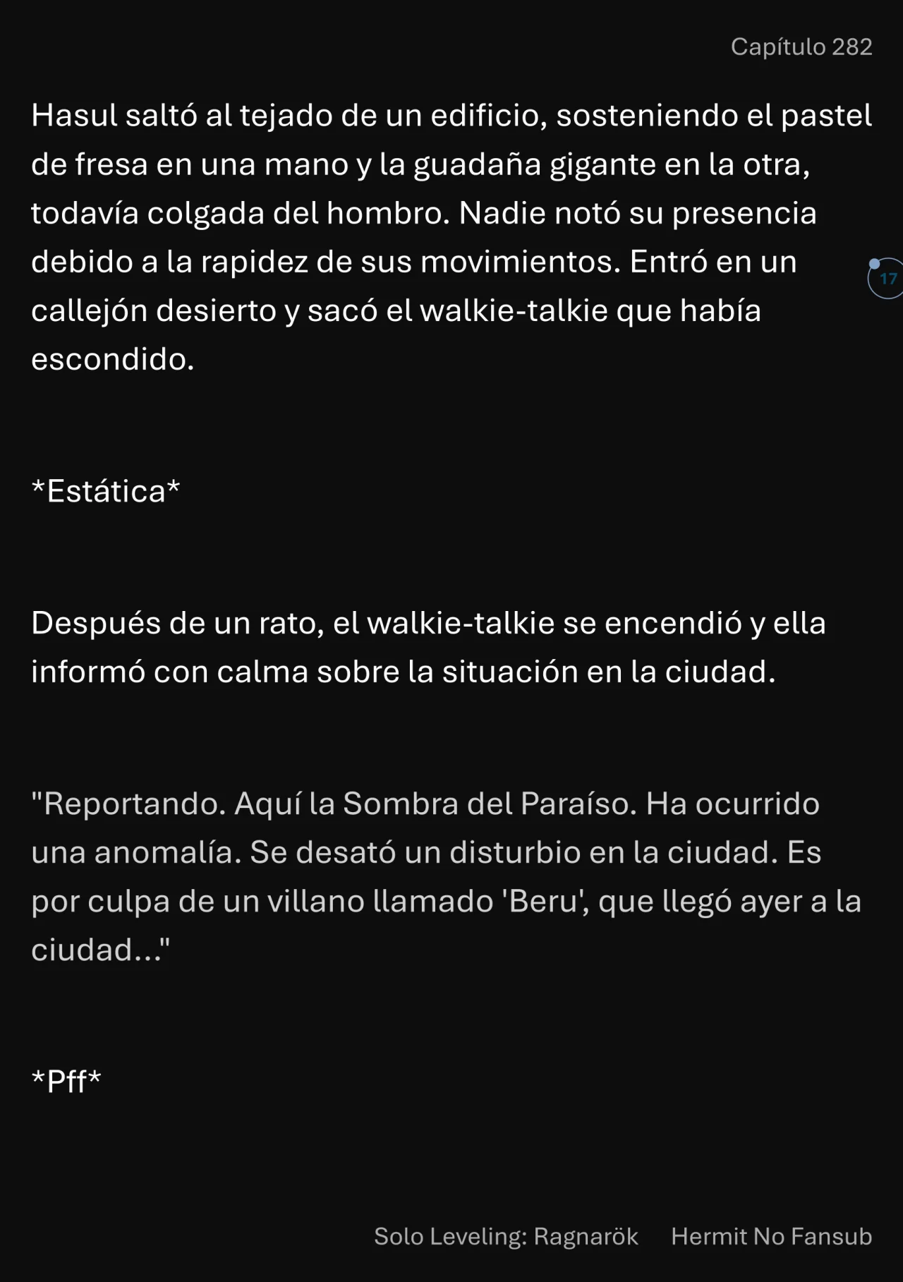 Página 18 del Manga