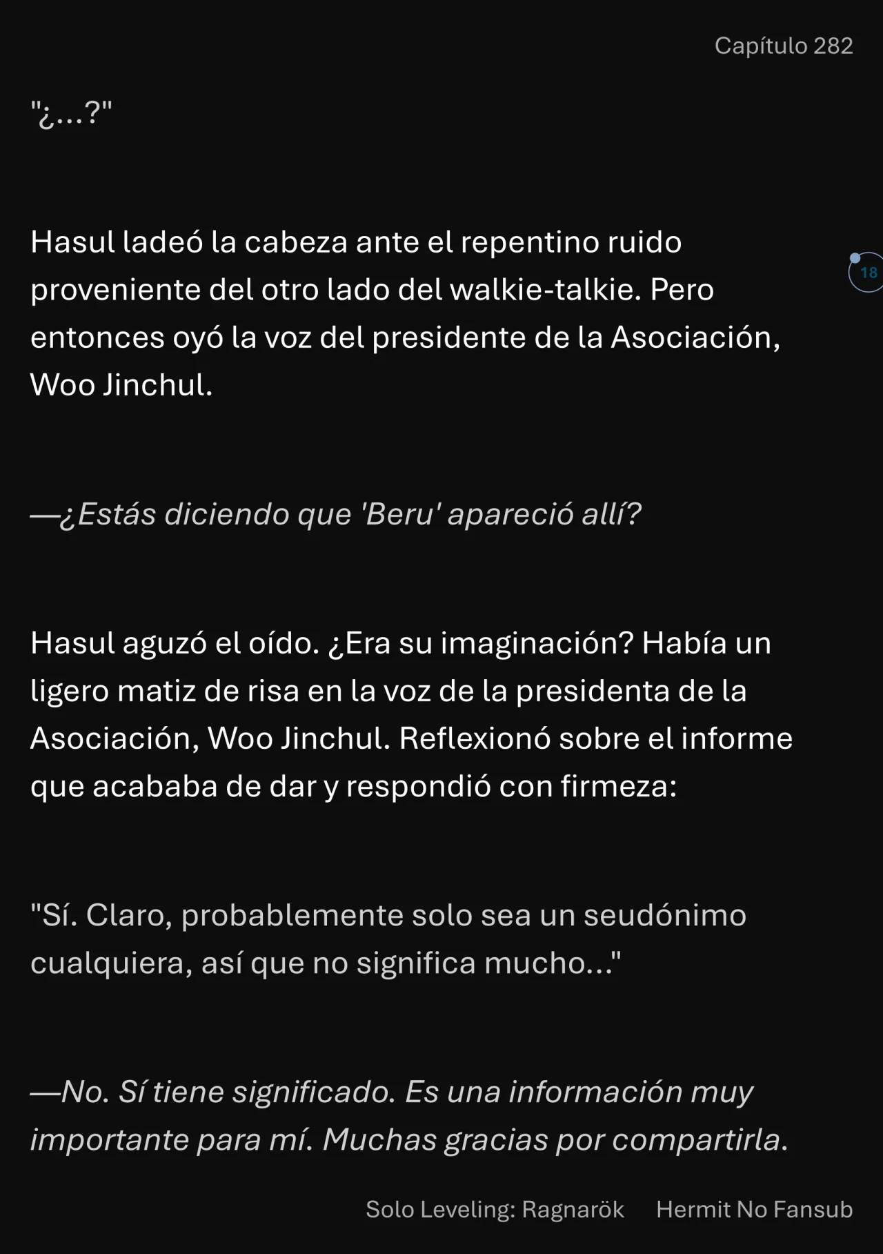 Página 19 del Manga