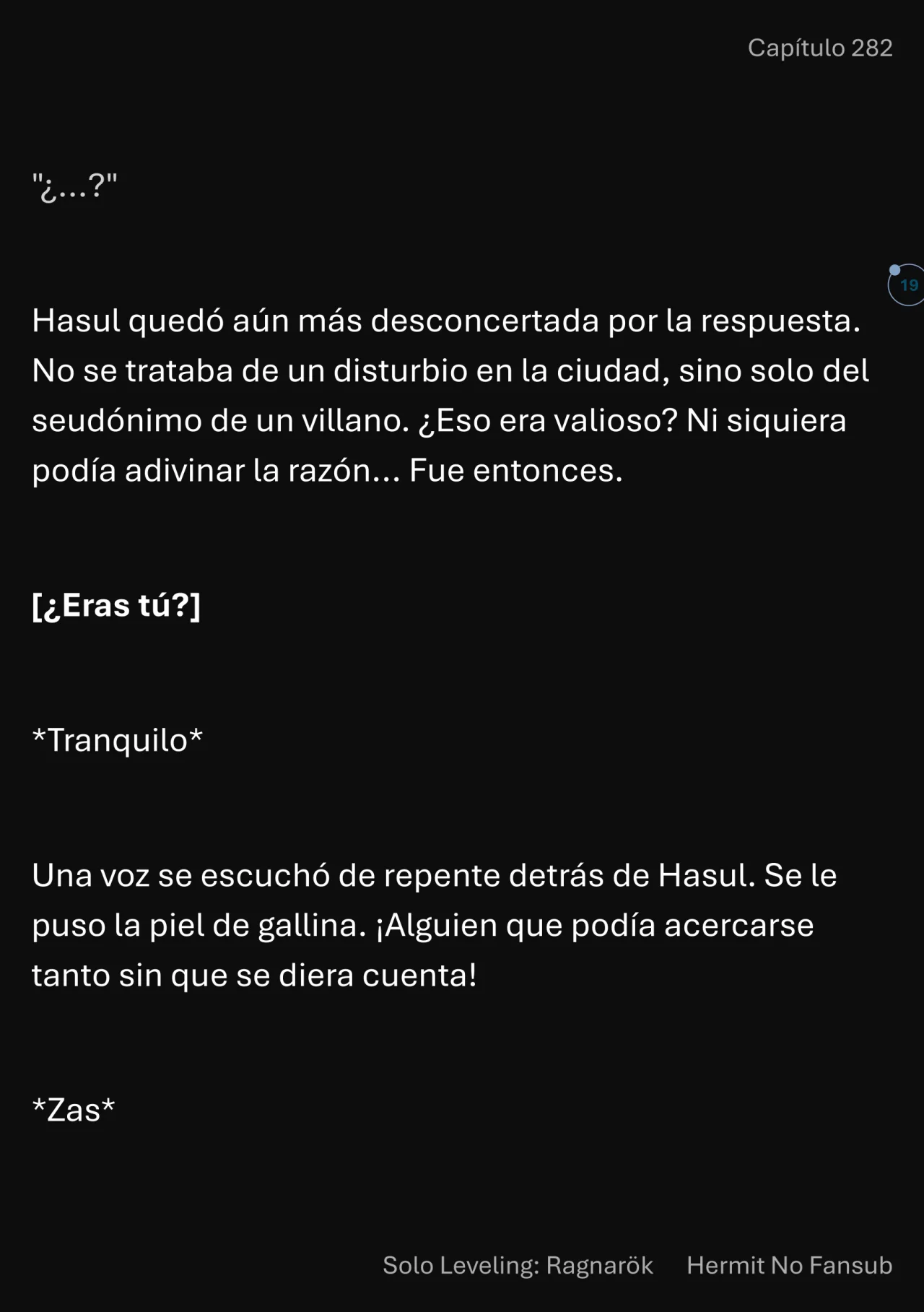 Página 20 del Manga