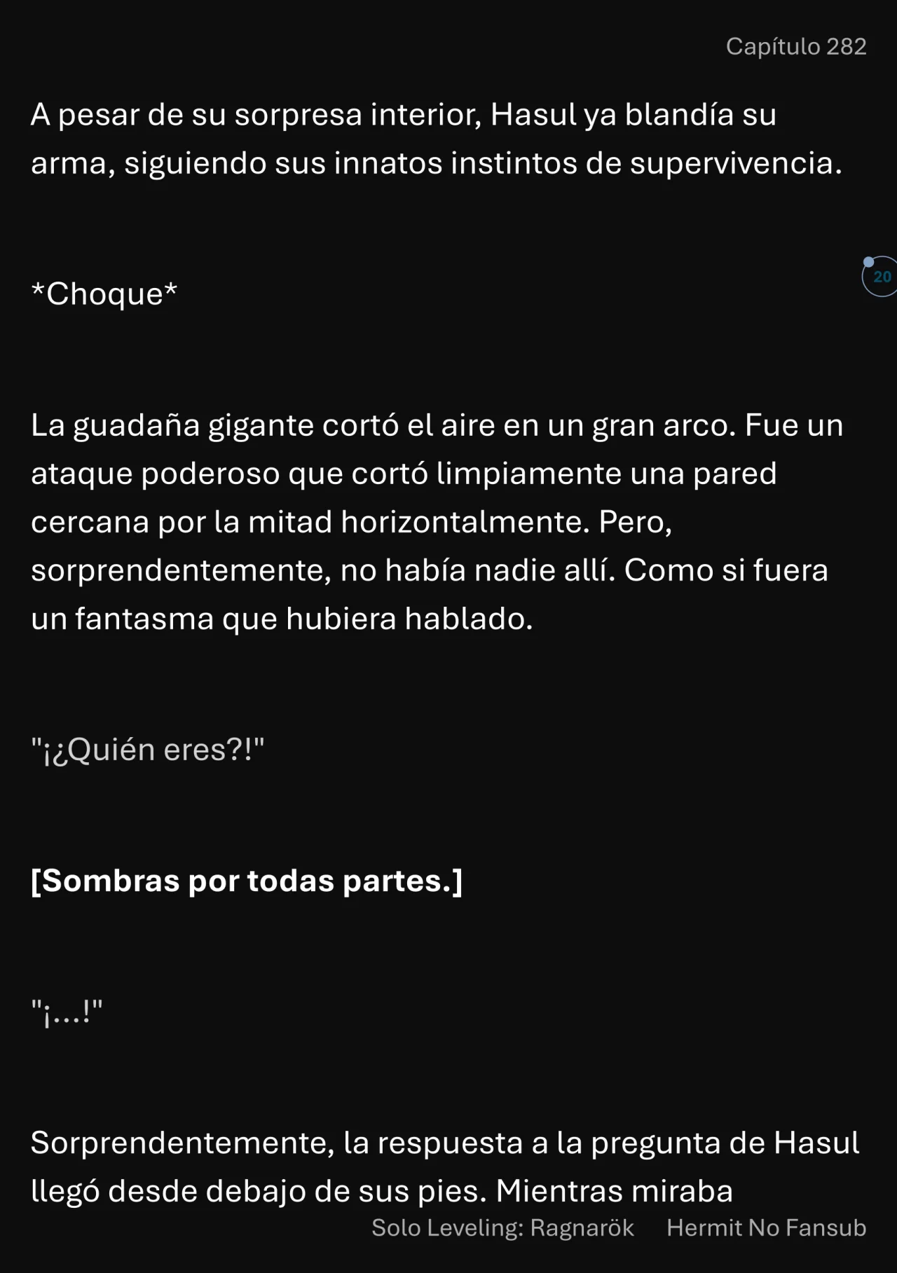 Página 21 del Manga