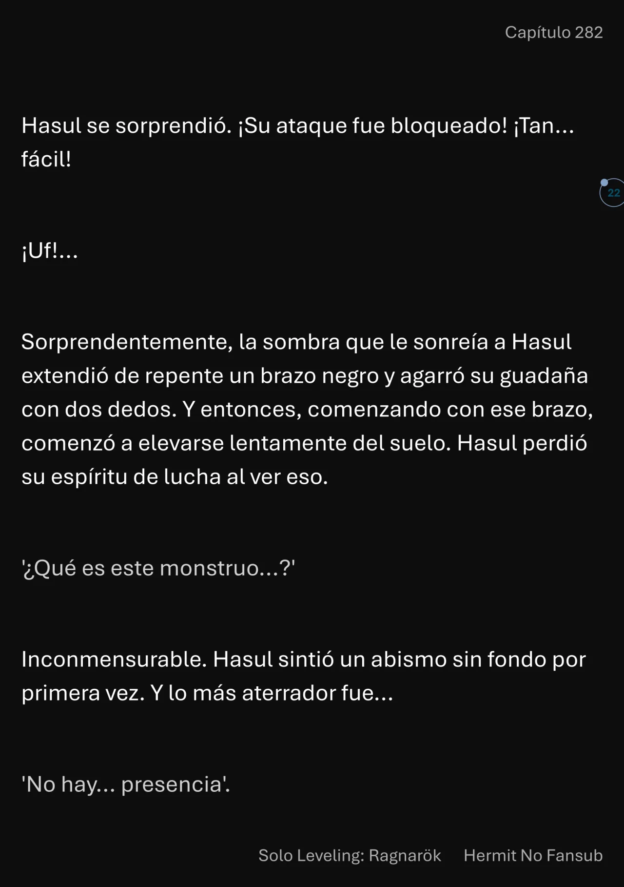 Página 23 del Manga