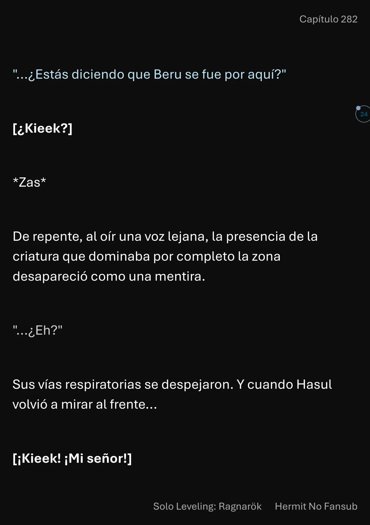 Página 25 del Manga