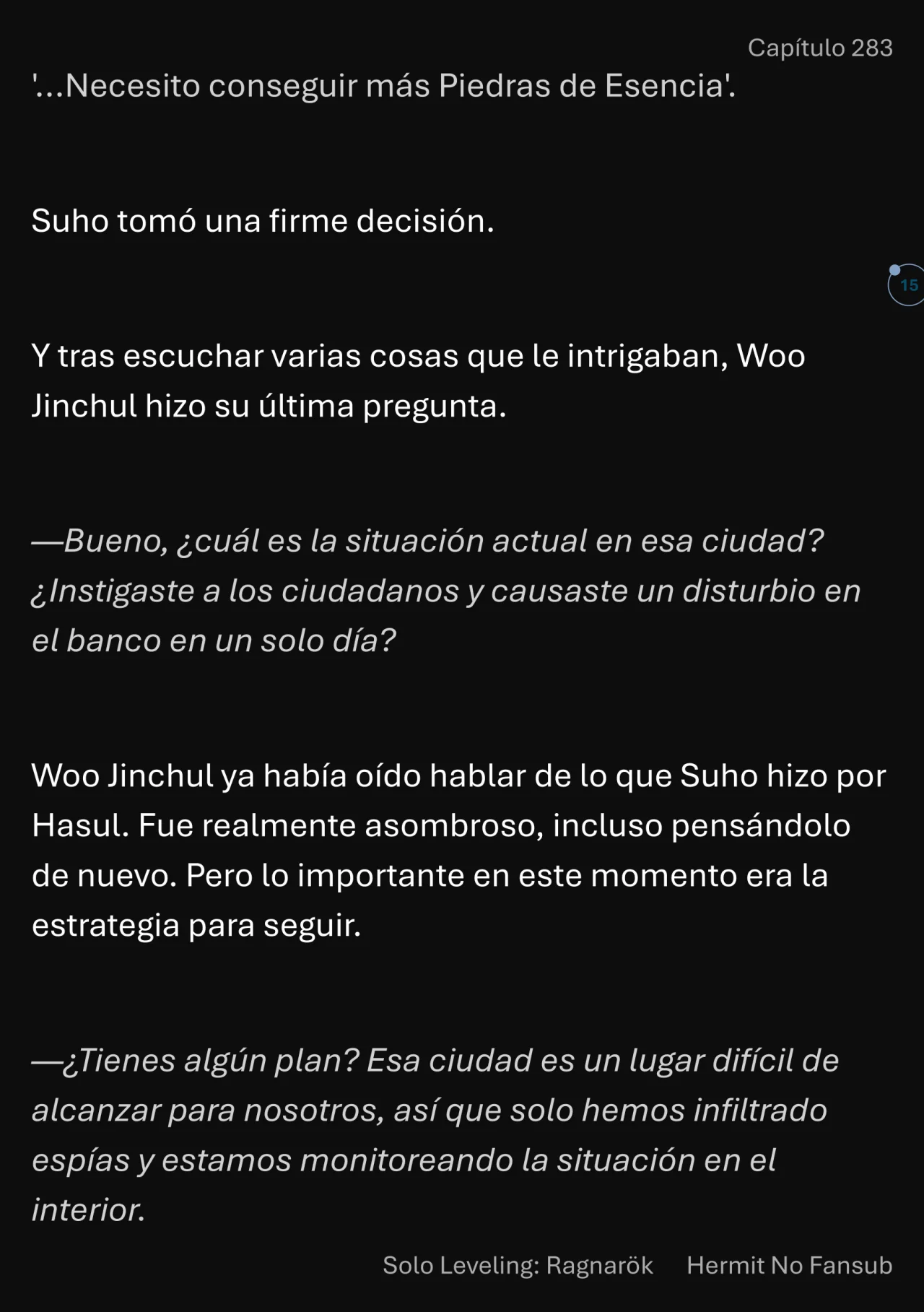 Página 16 del Manga