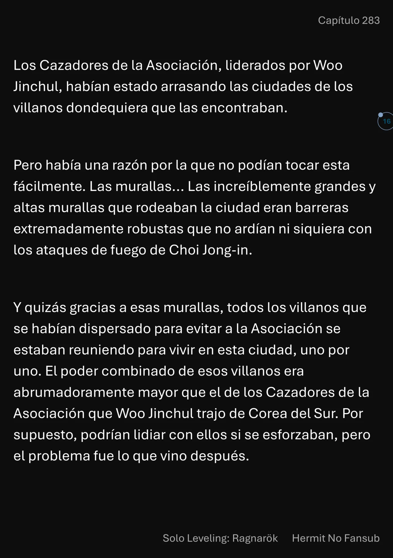 Página 17 del Manga