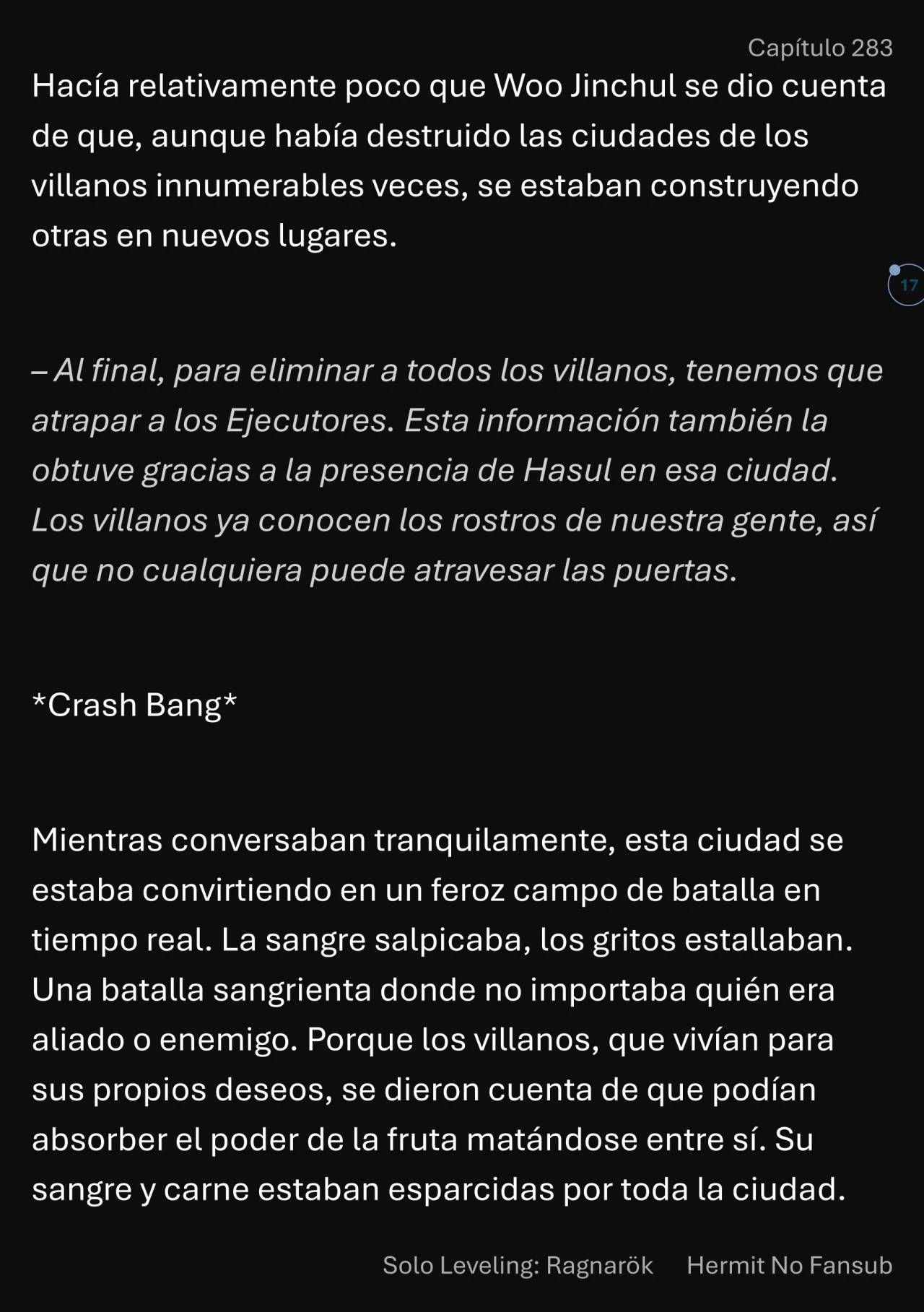 Página 18 del Manga