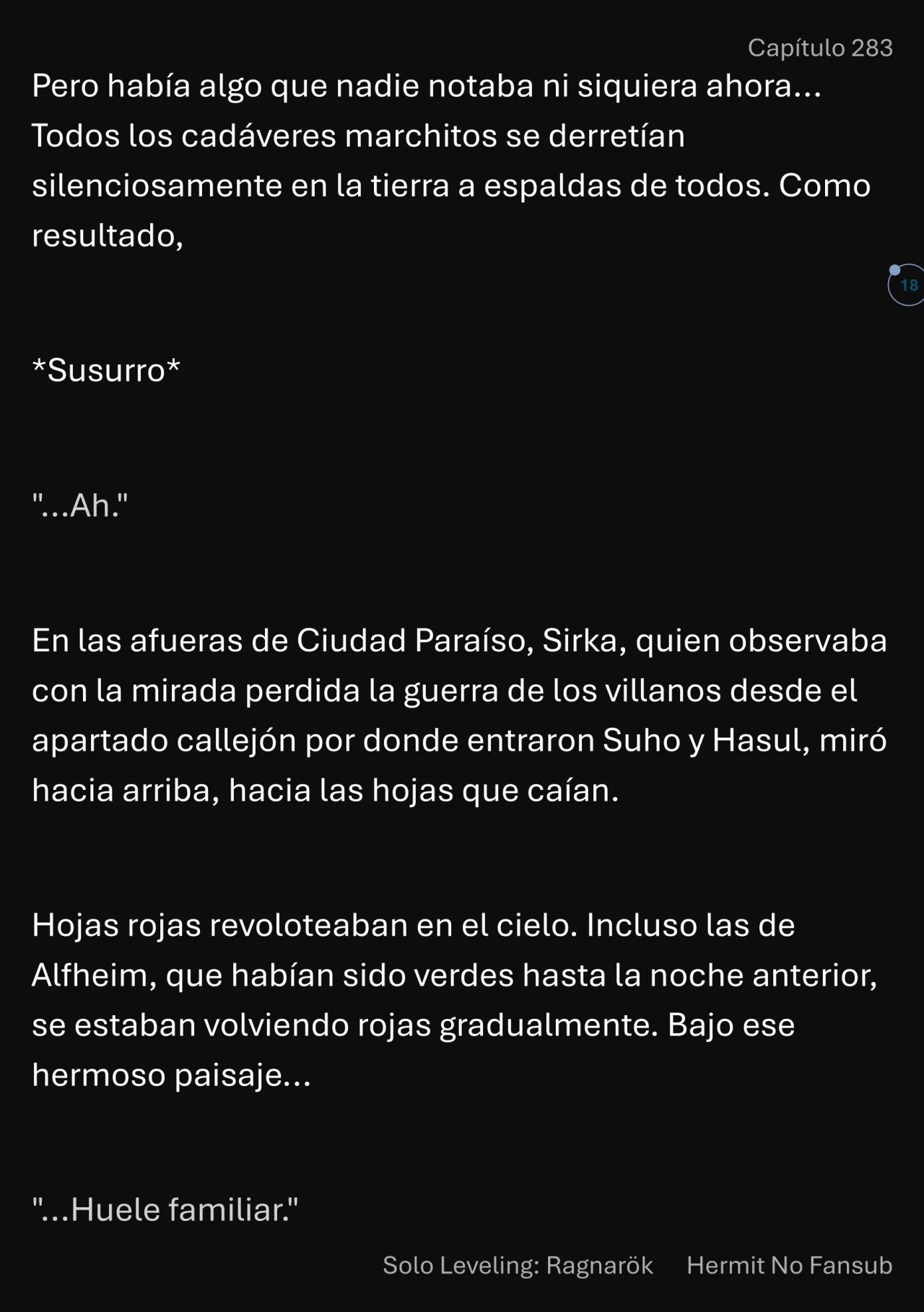 Página 19 del Manga