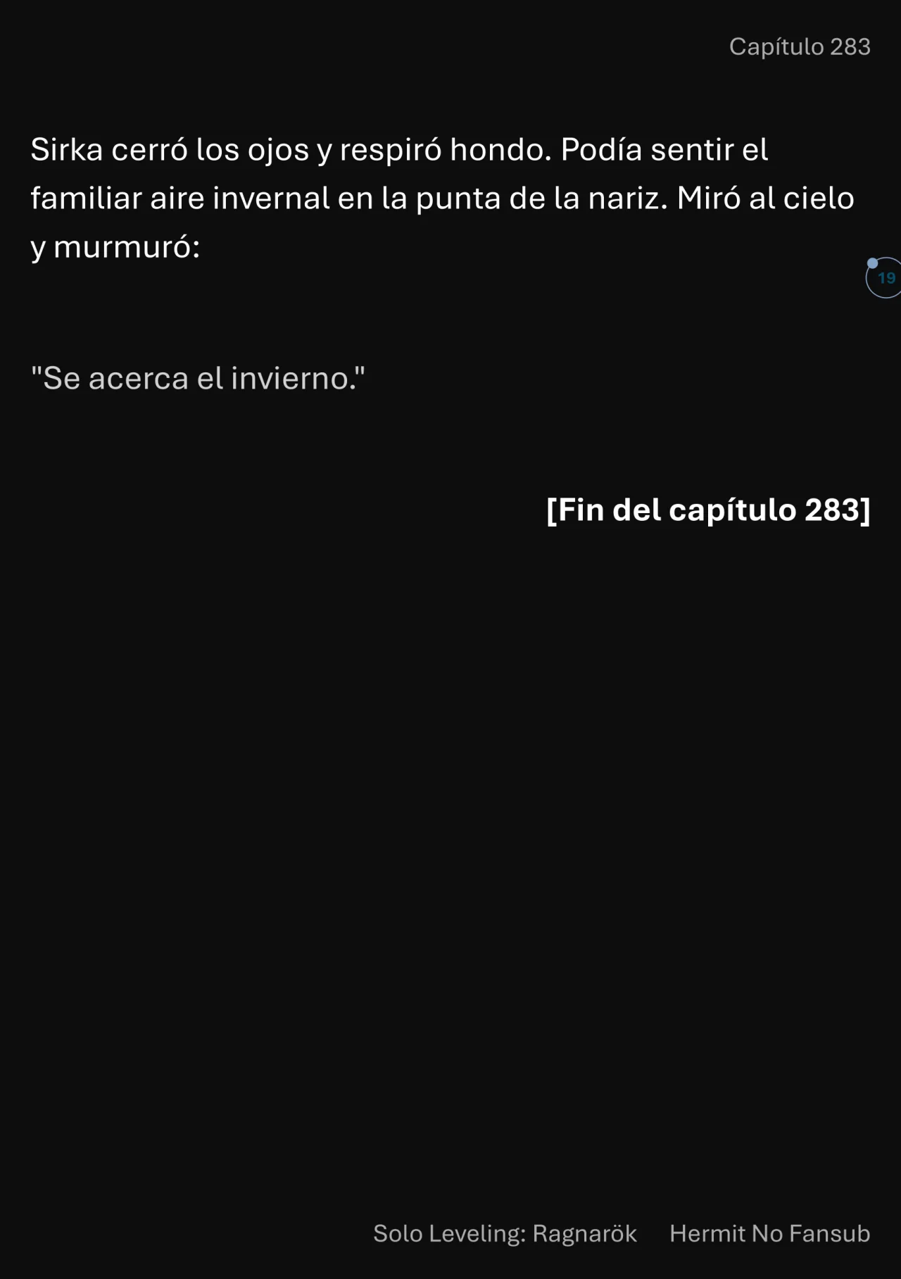 Página 20 del Manga