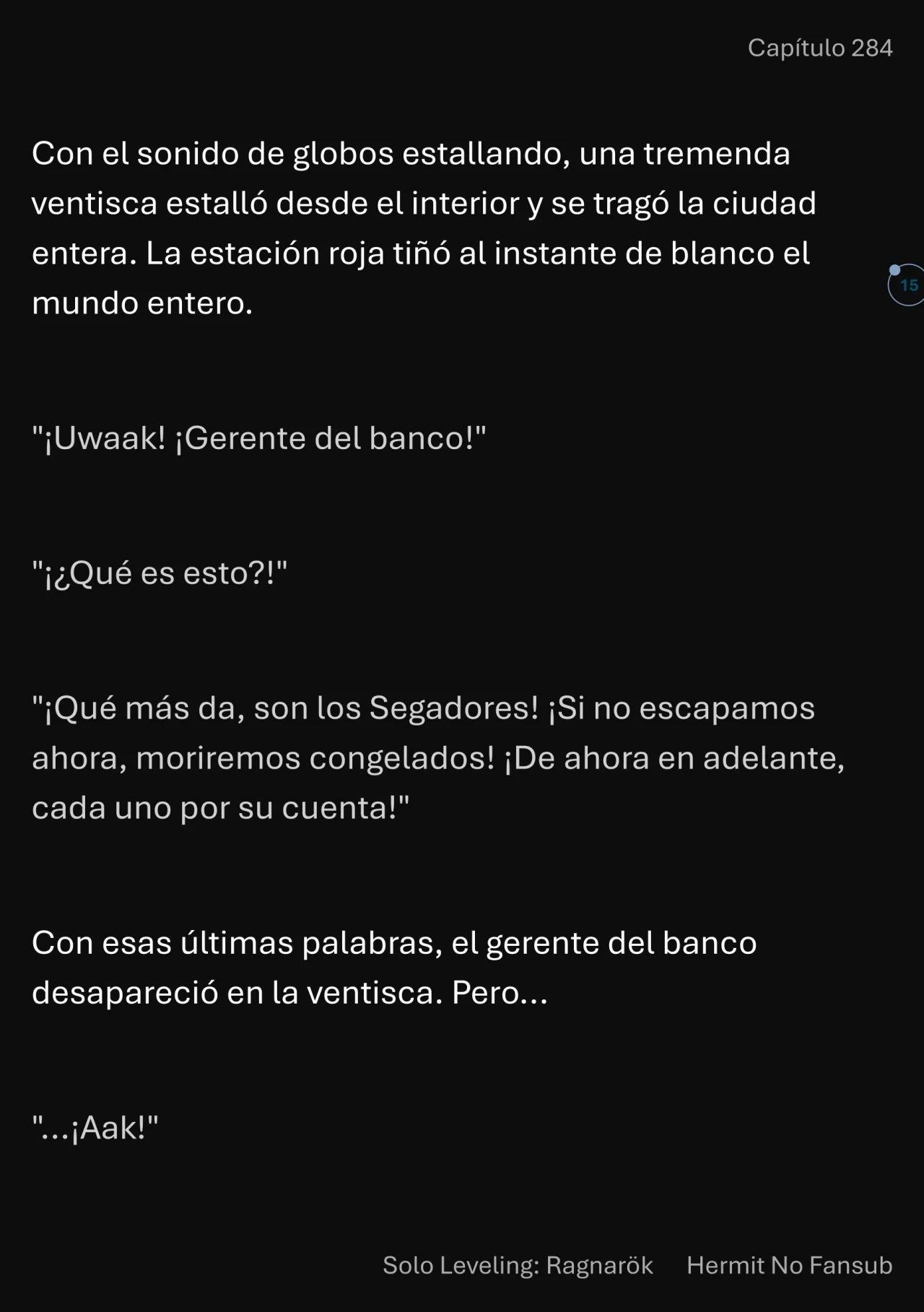 Página 16 del Manga