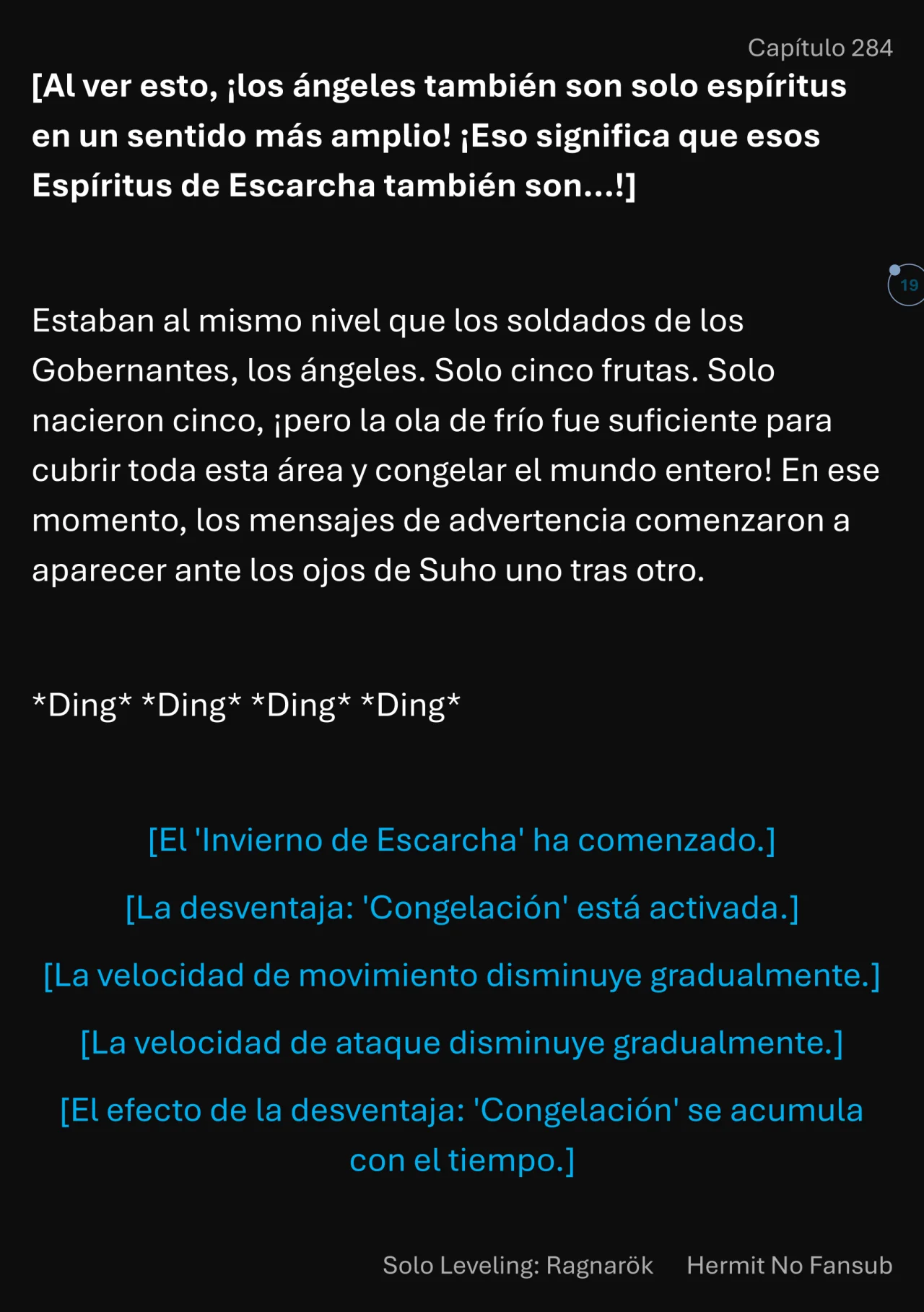 Página 20 del Manga