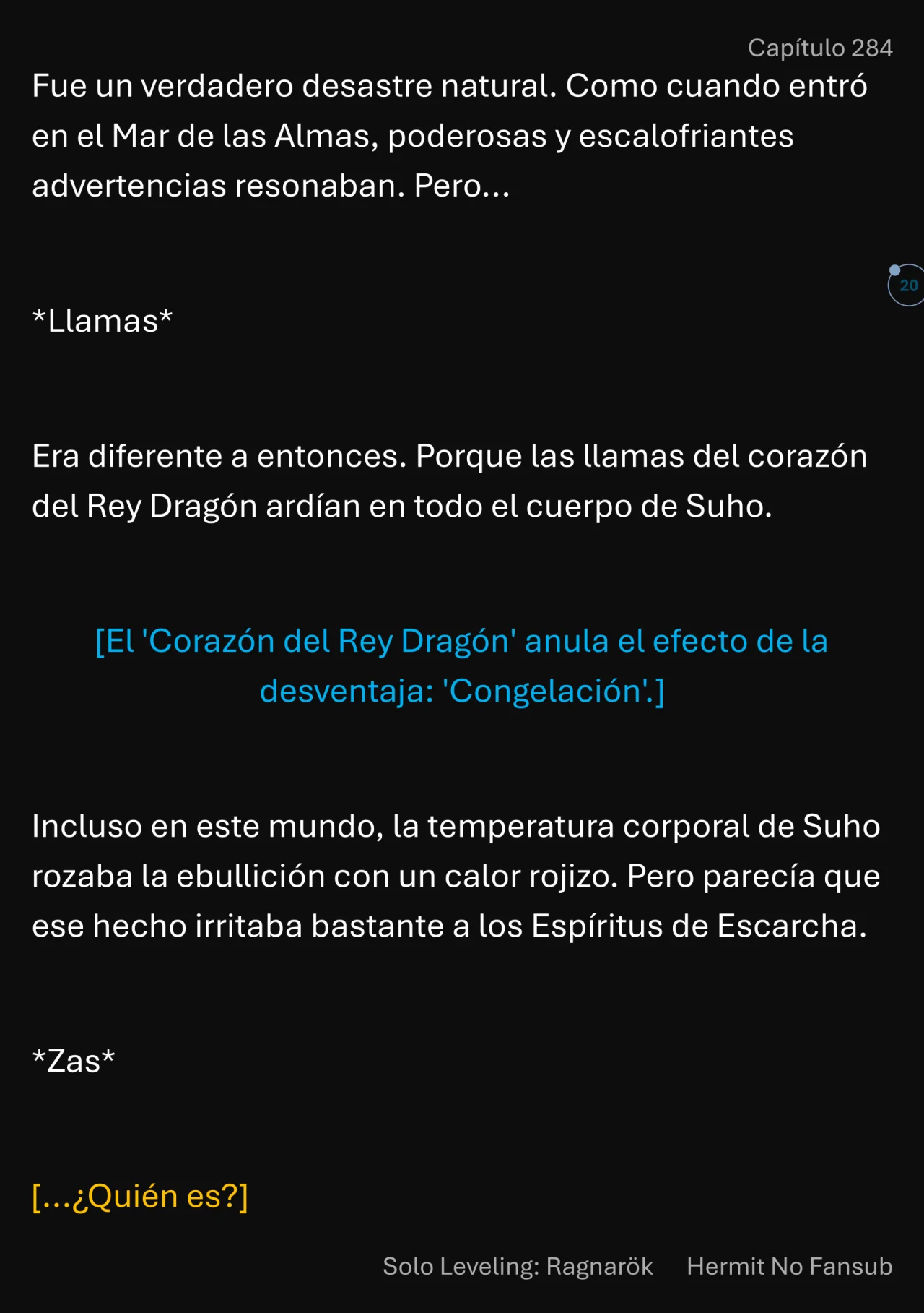 Página 21 del Manga