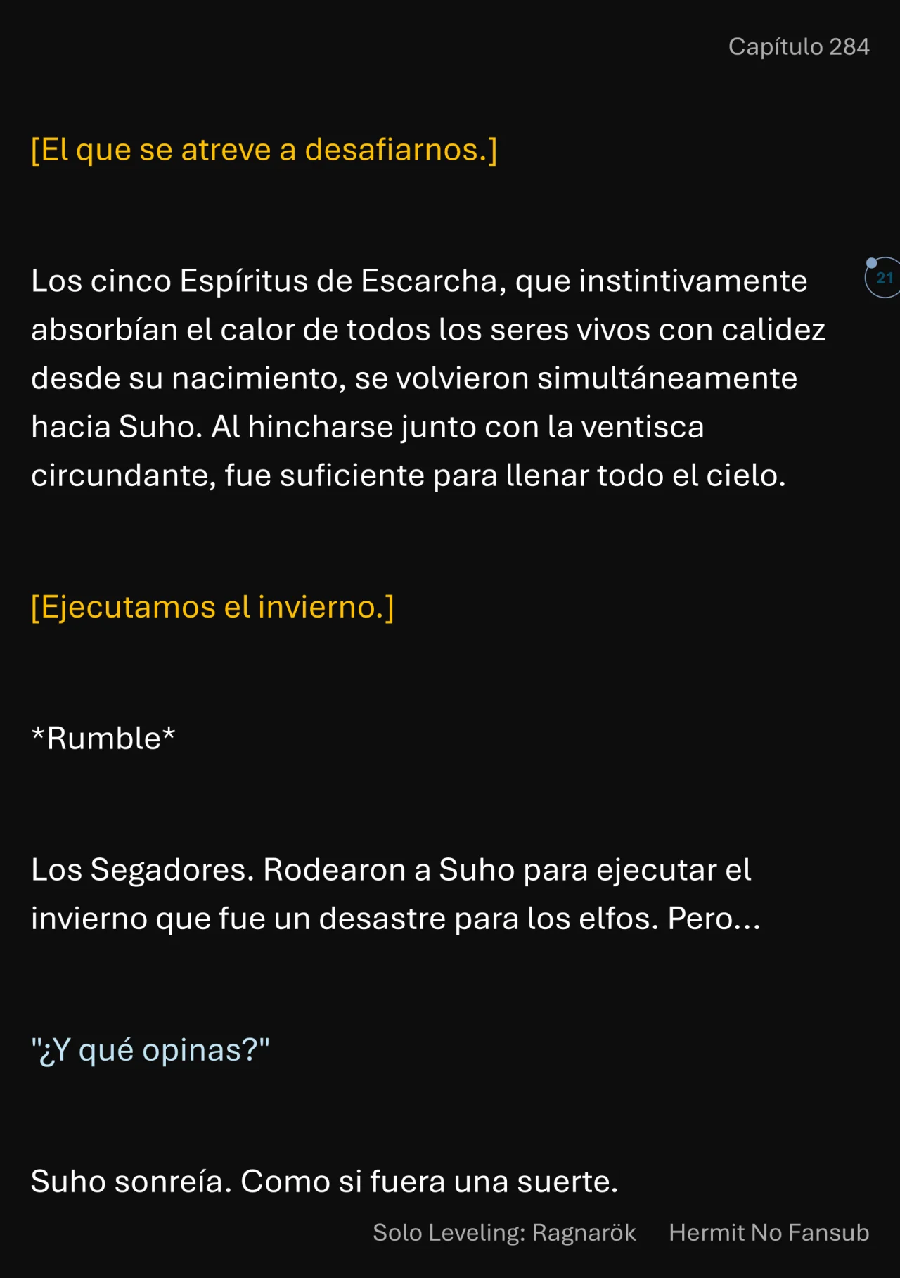 Página 22 del Manga