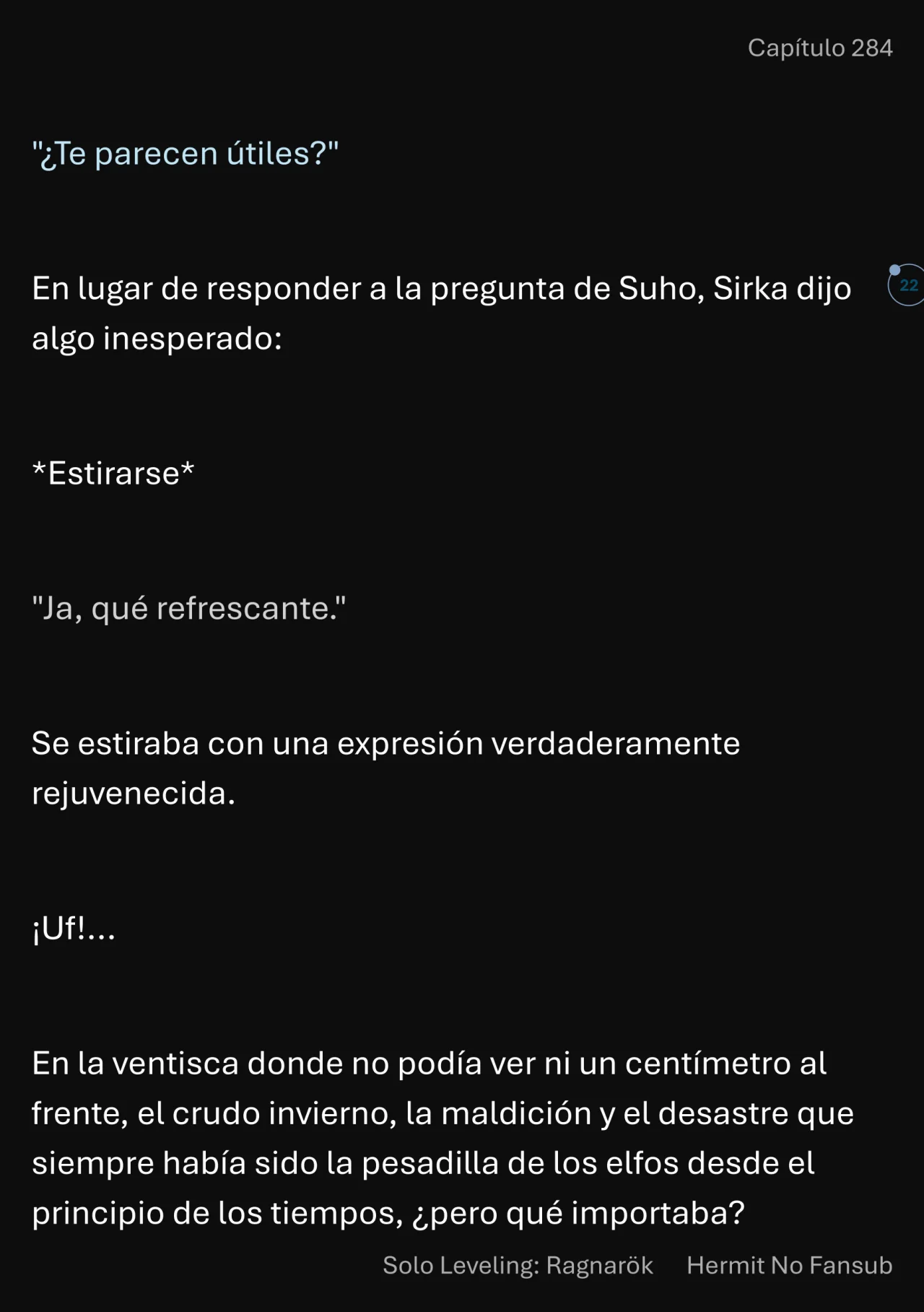 Página 23 del Manga