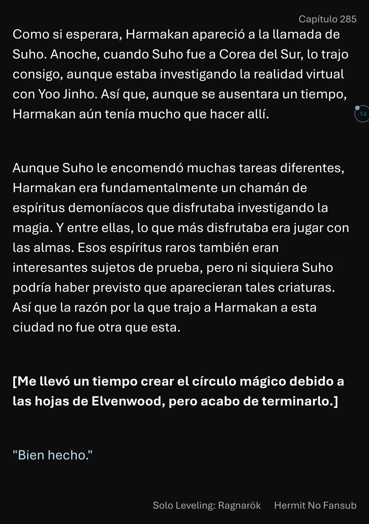 Página 15 del Manga