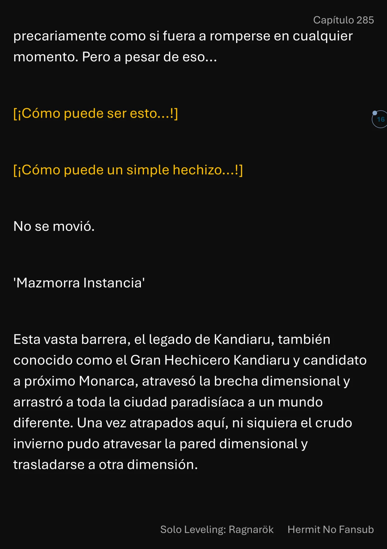 Página 17 del Manga