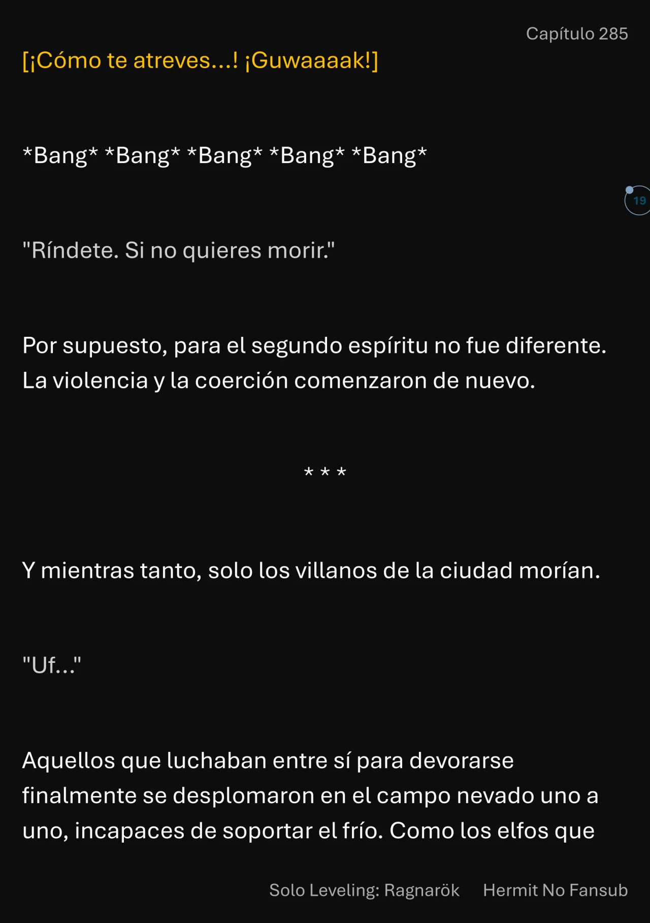 Página 20 del Manga