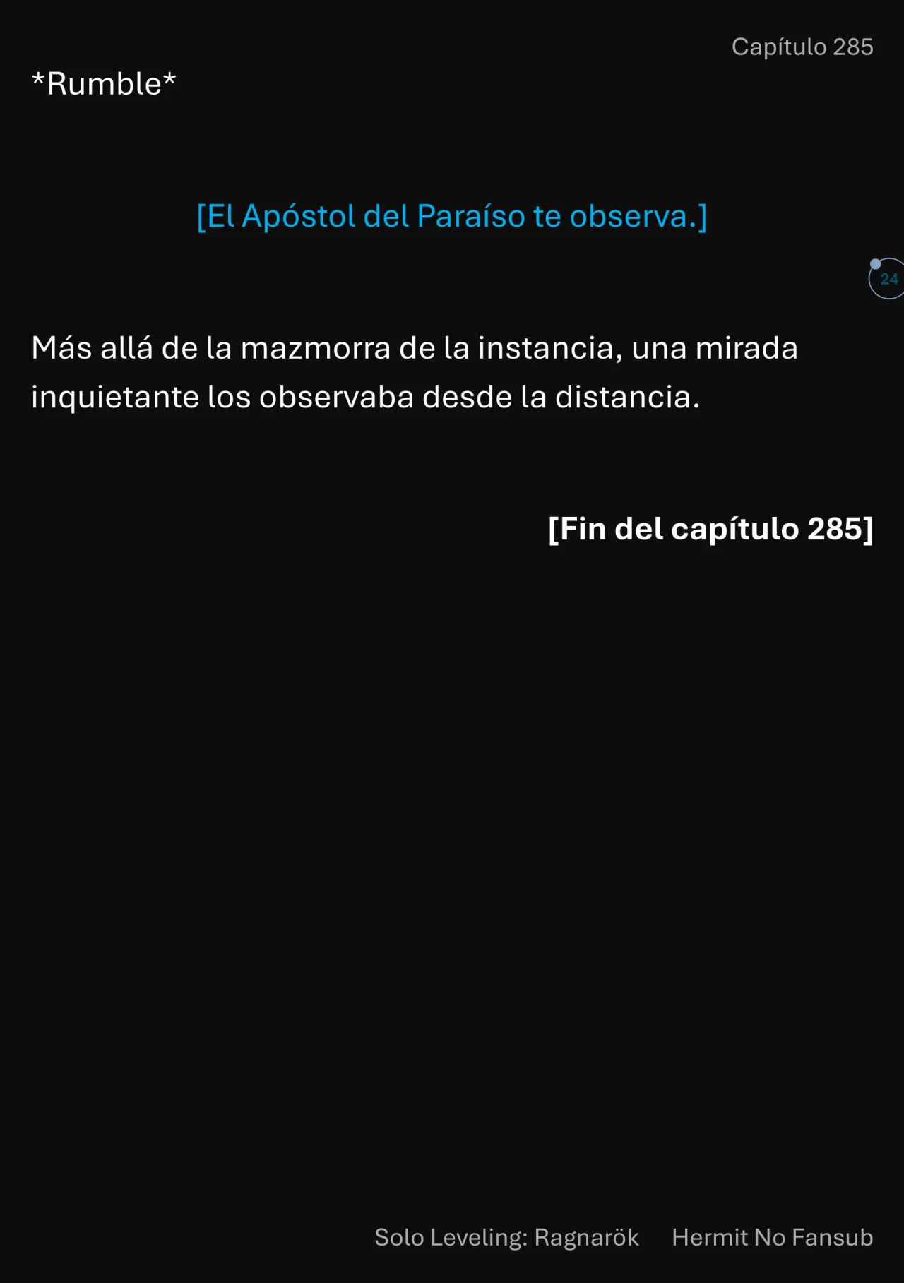 Página 25 del Manga