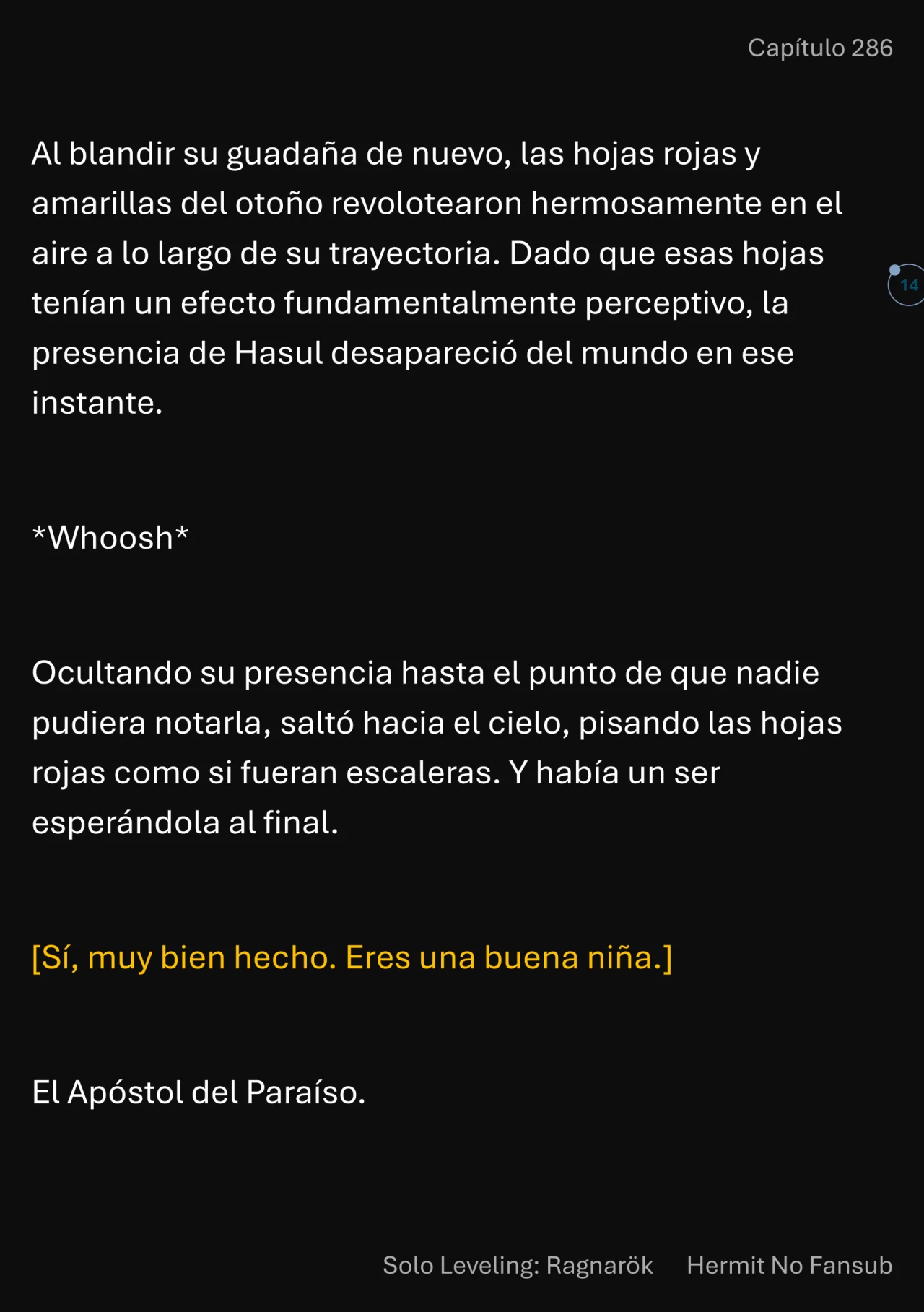 Página 15 del Manga