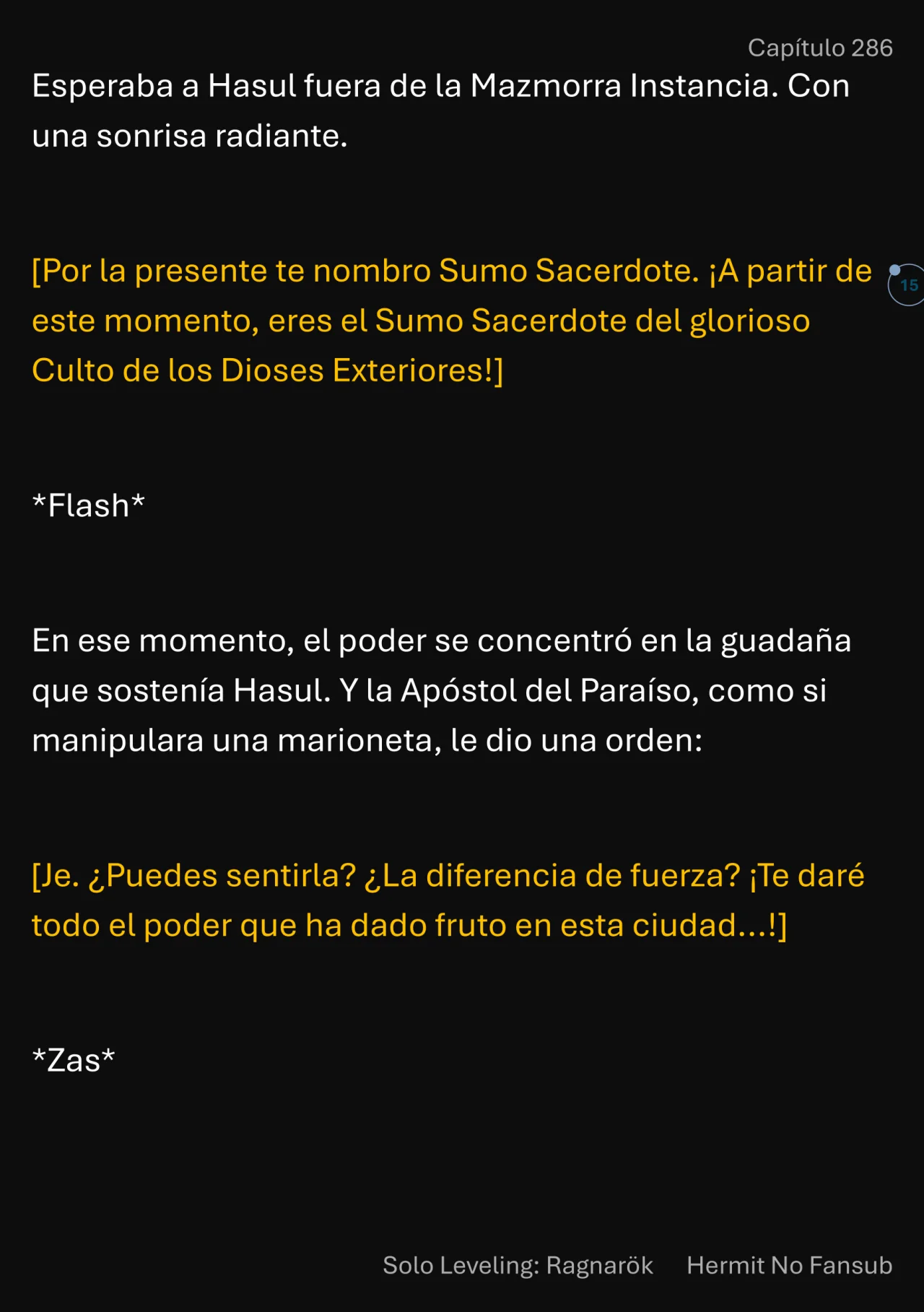 Página 16 del Manga