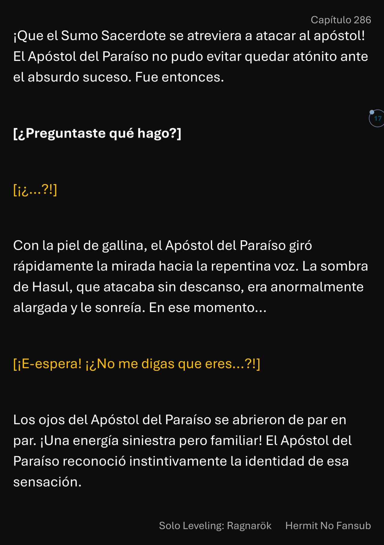 Página 18 del Manga