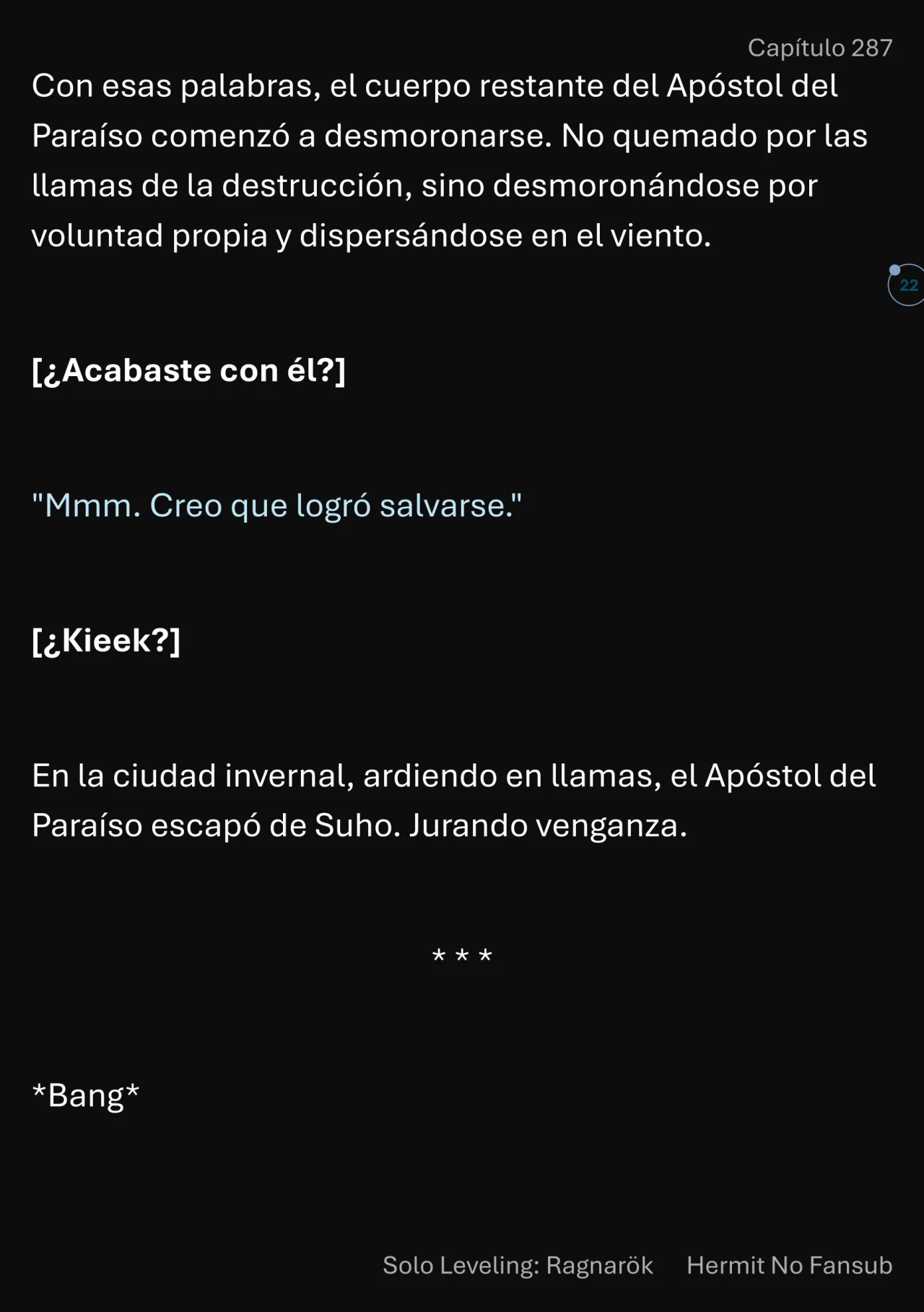 Página 23 del Manga