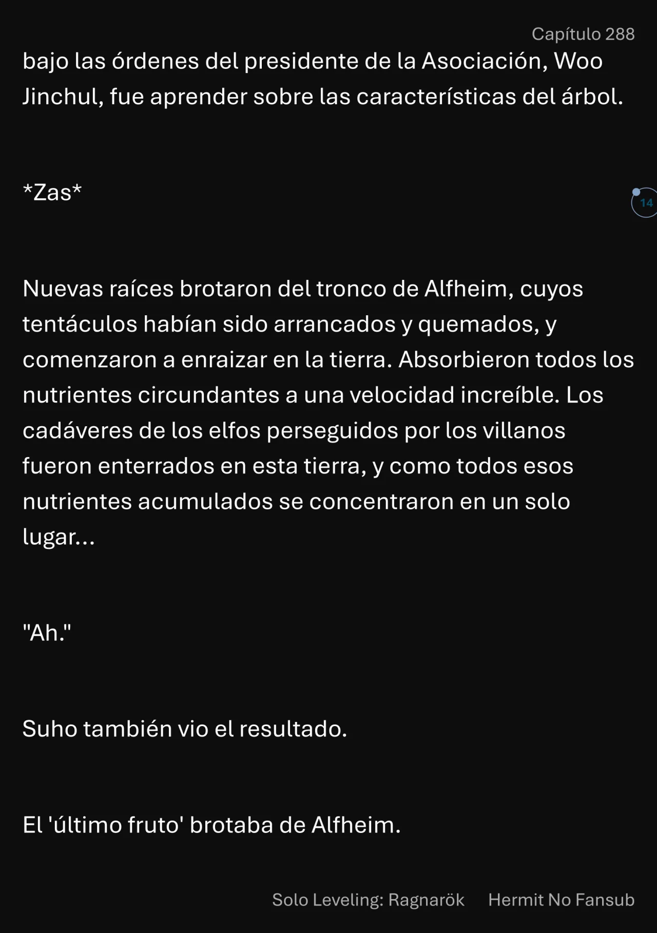 Página 15 del Manga