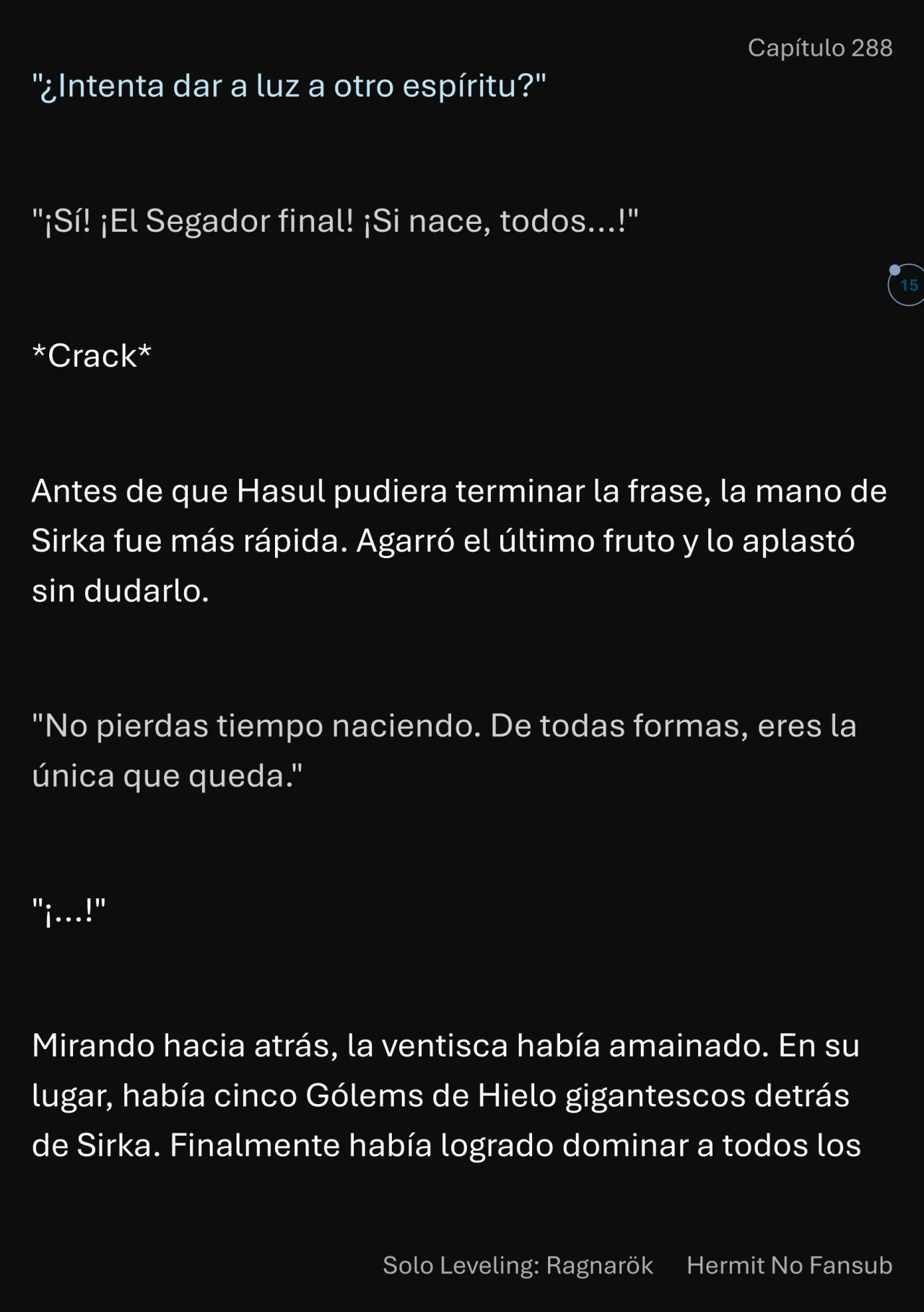 Página 16 del Manga