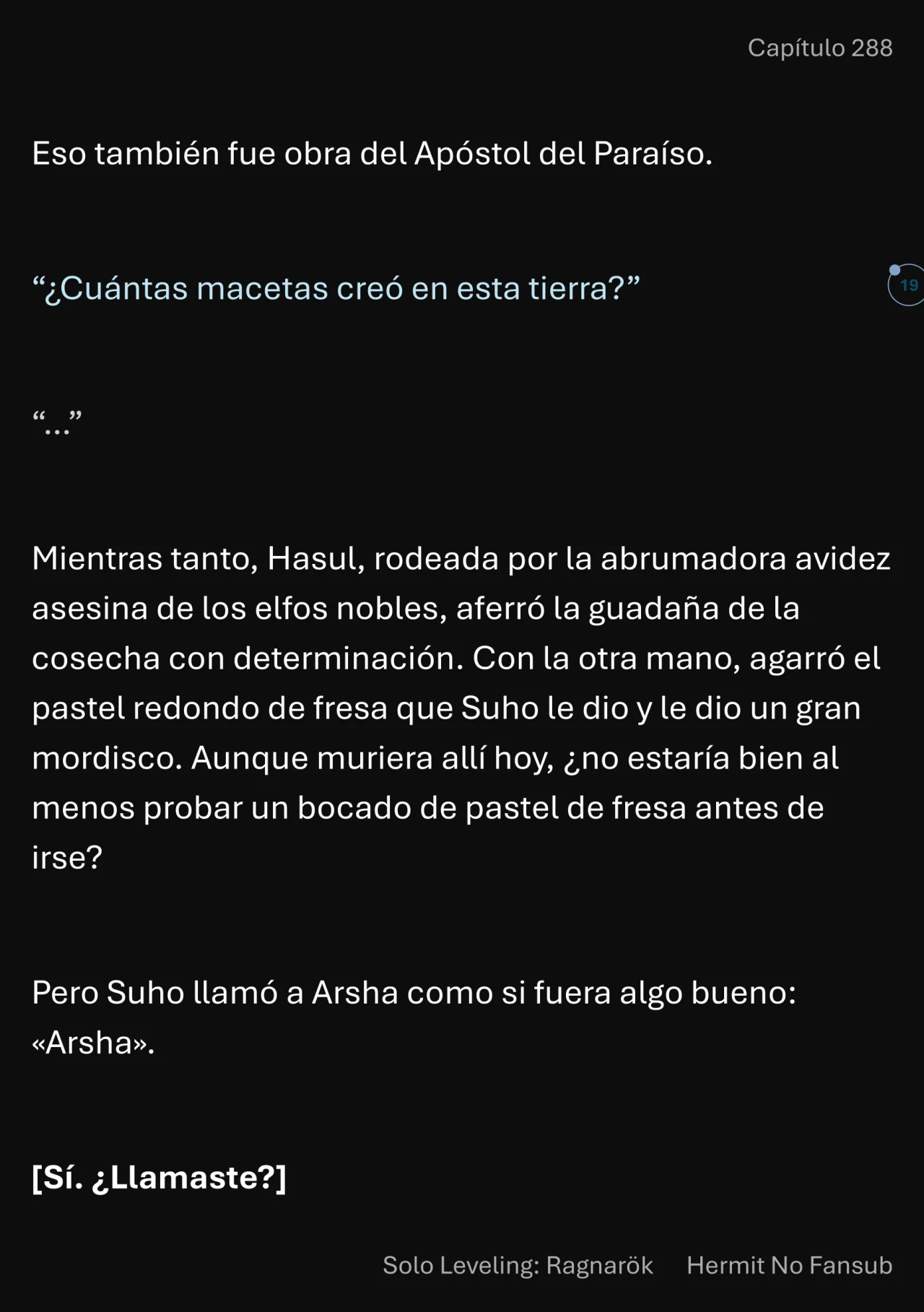 Página 20 del Manga