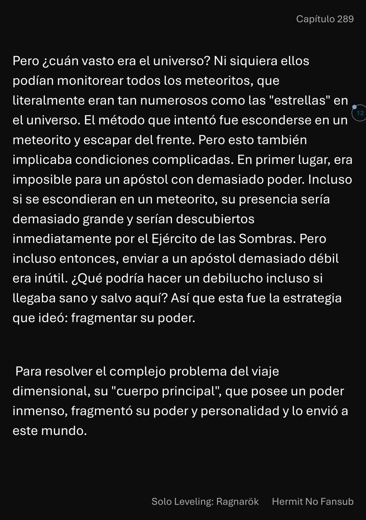 Página 13 del Manga