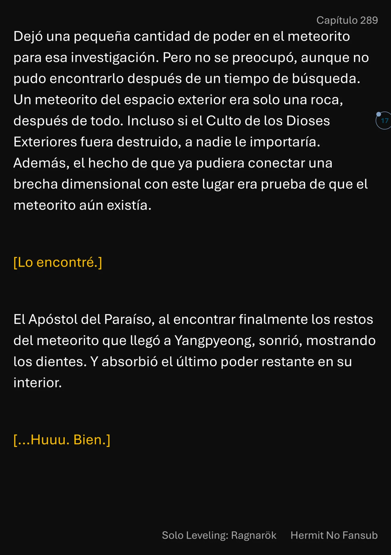 Página 18 del Manga