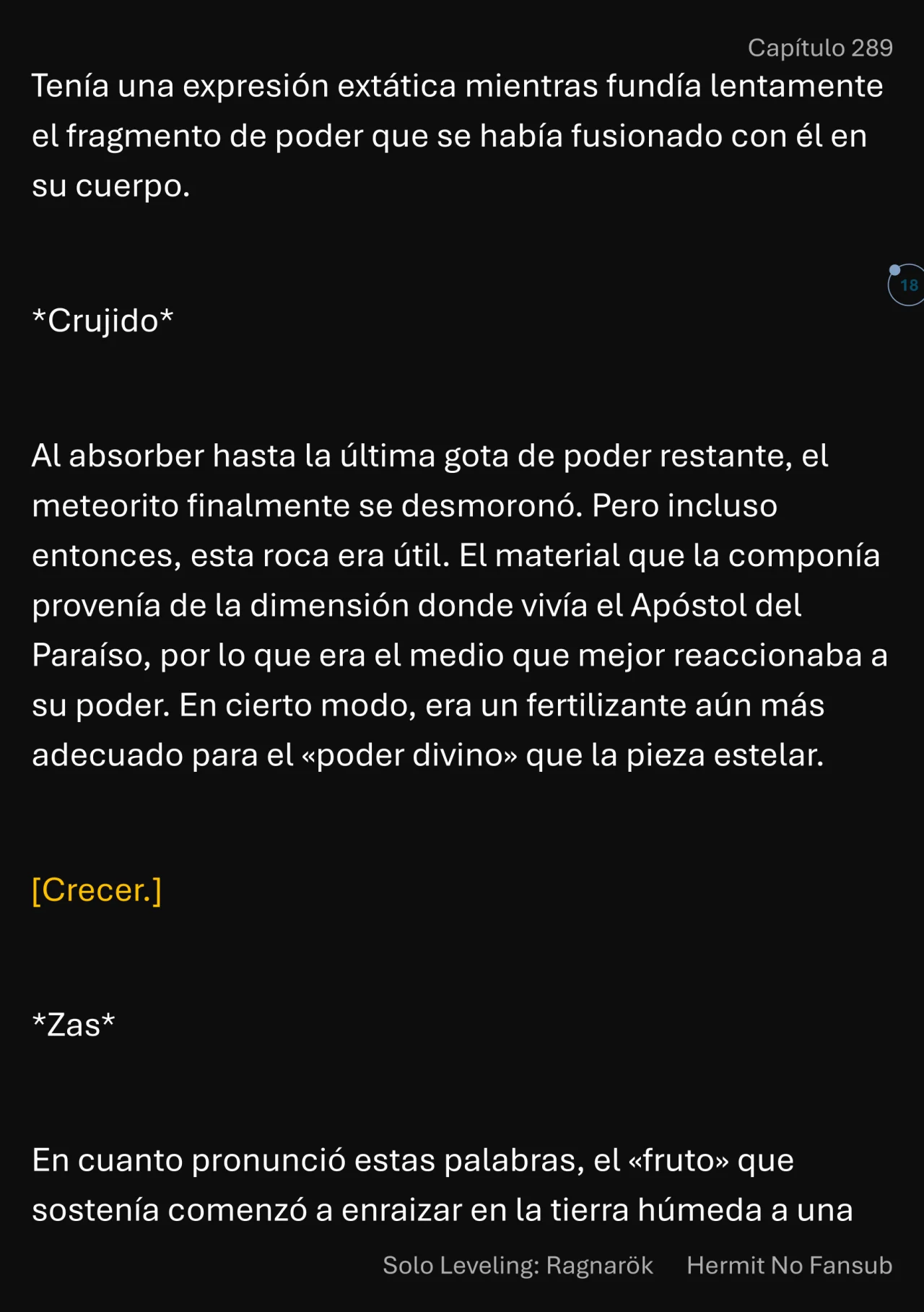 Página 19 del Manga