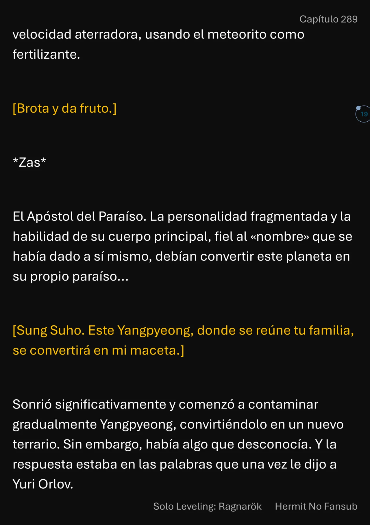 Página 20 del Manga