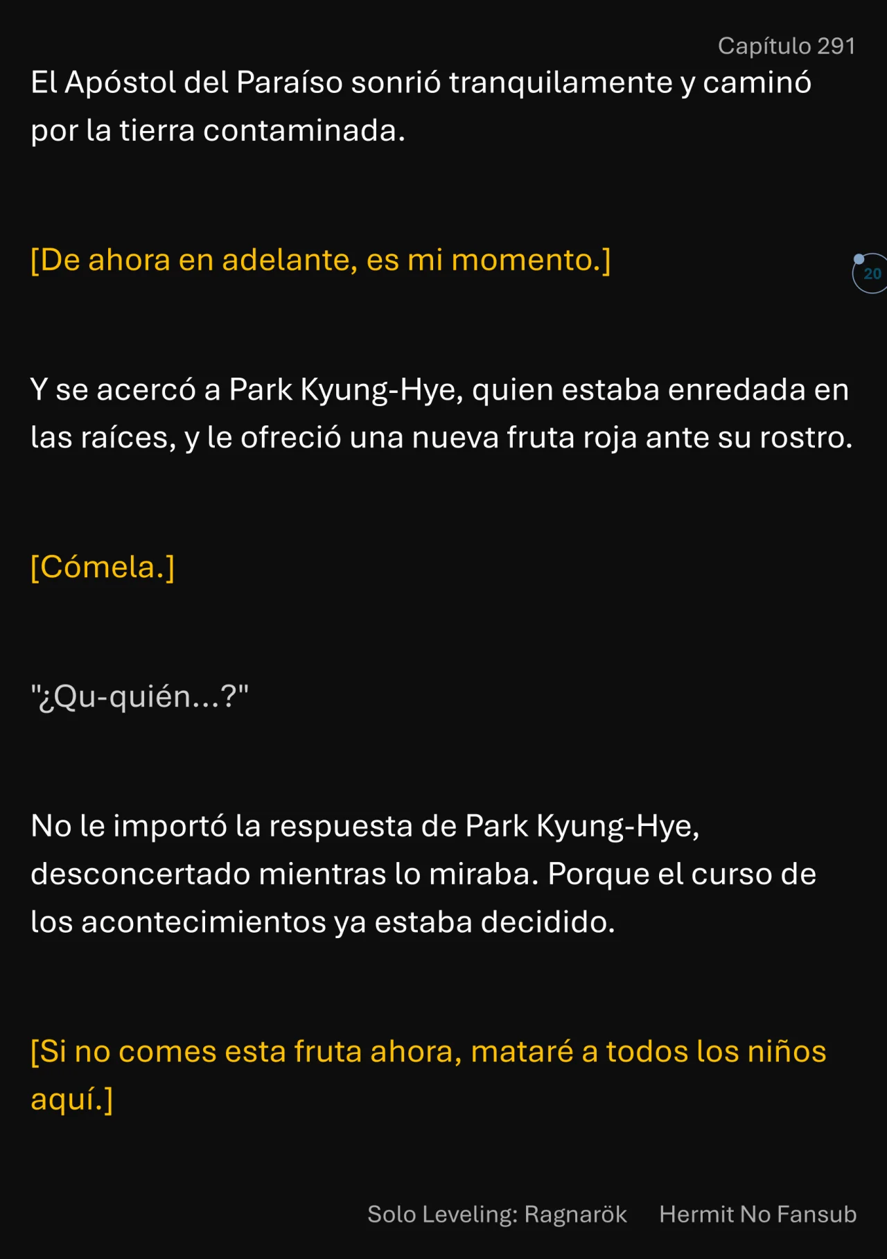 Página 21 del Manga