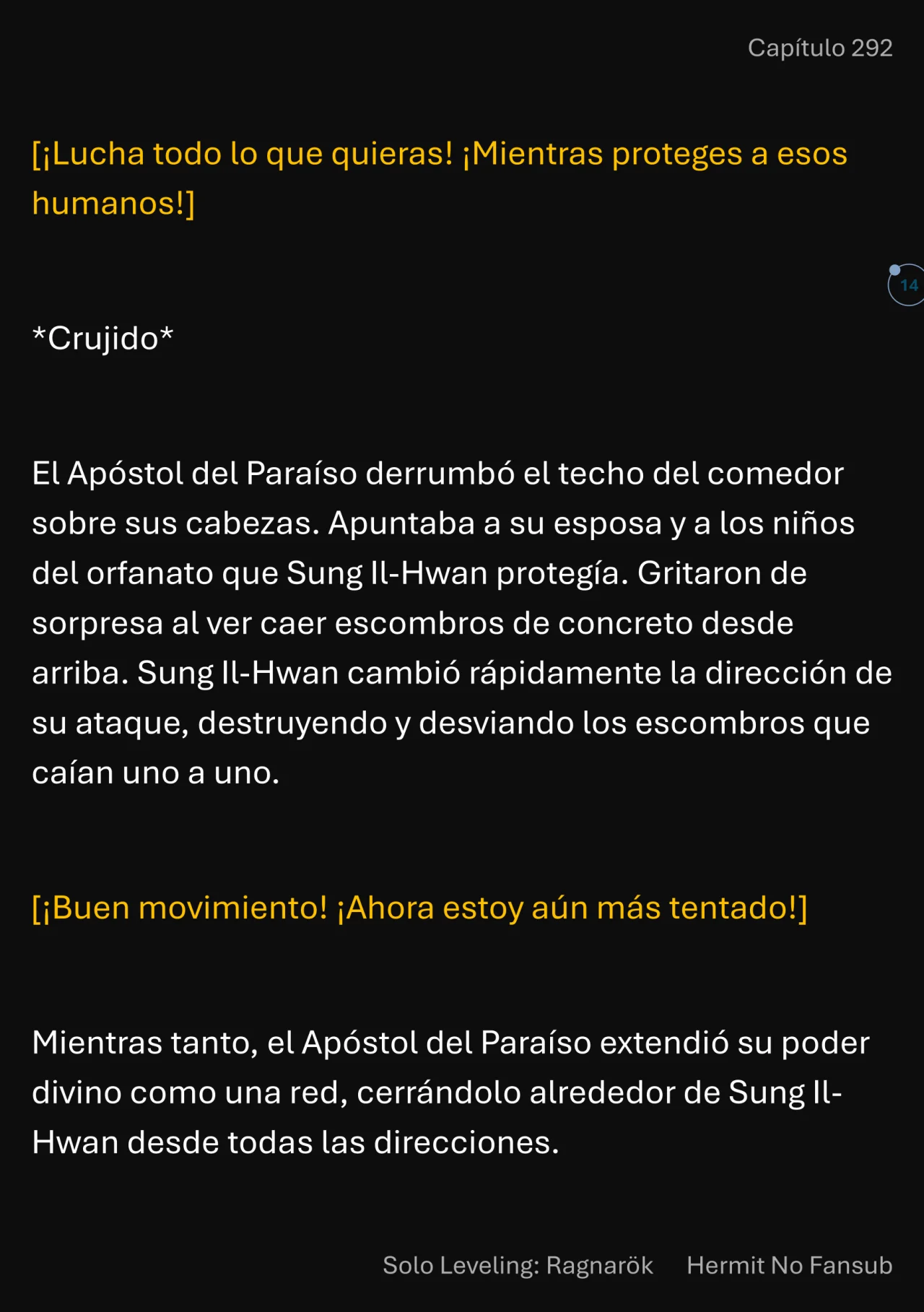 Página 15 del Manga