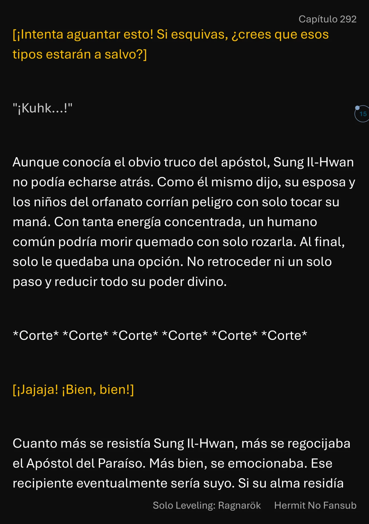 Página 16 del Manga