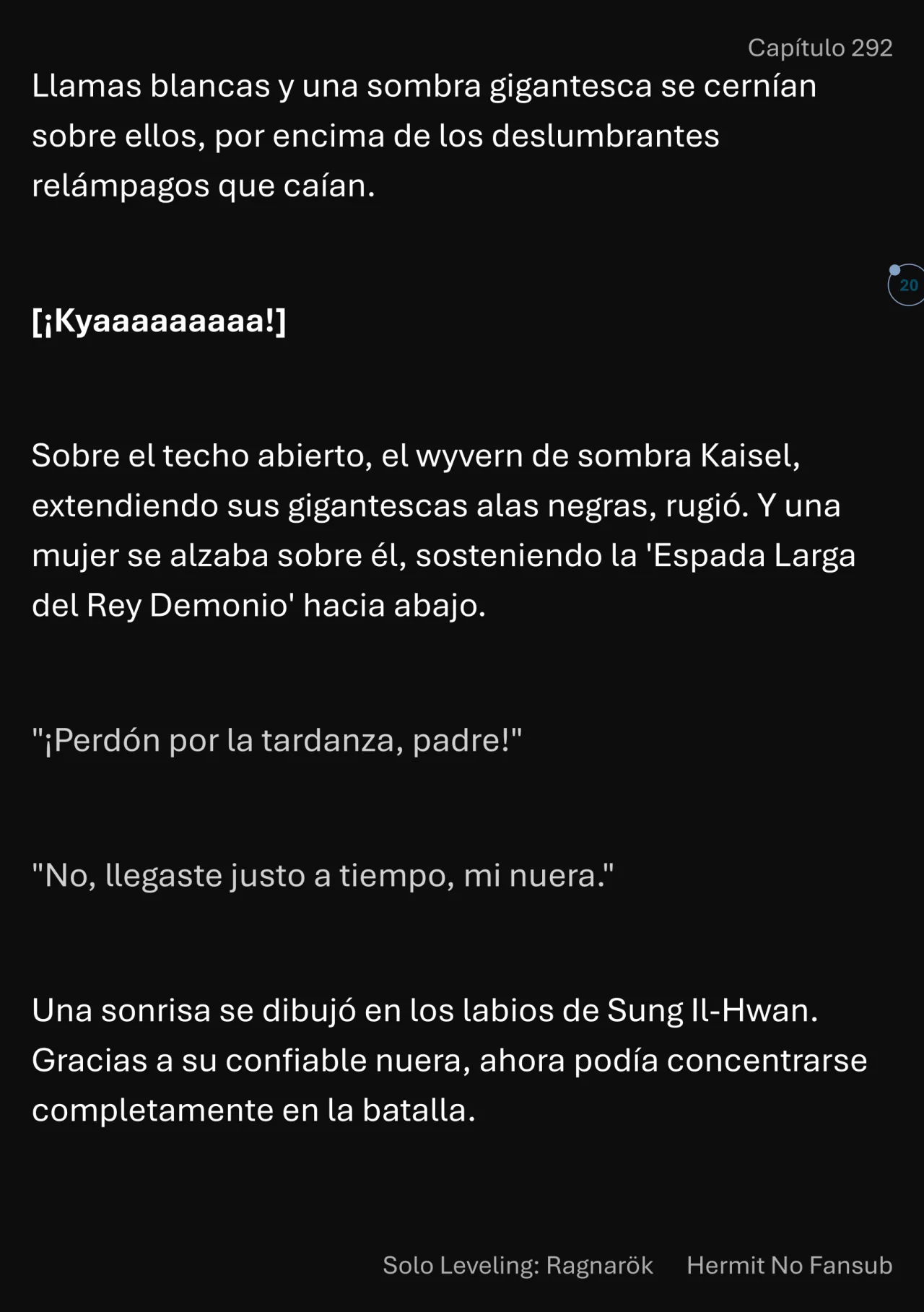 Página 21 del Manga