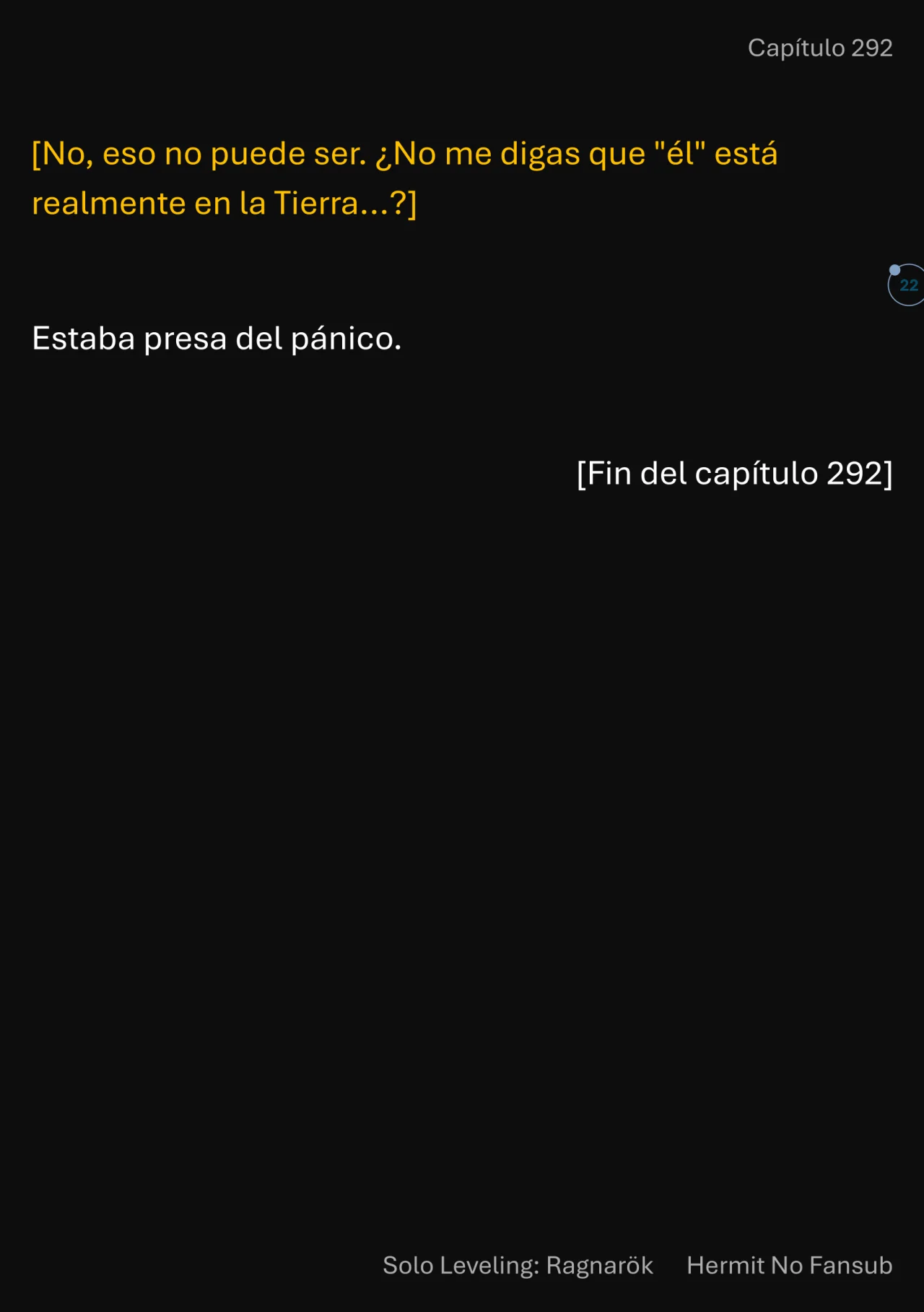 Página 23 del Manga